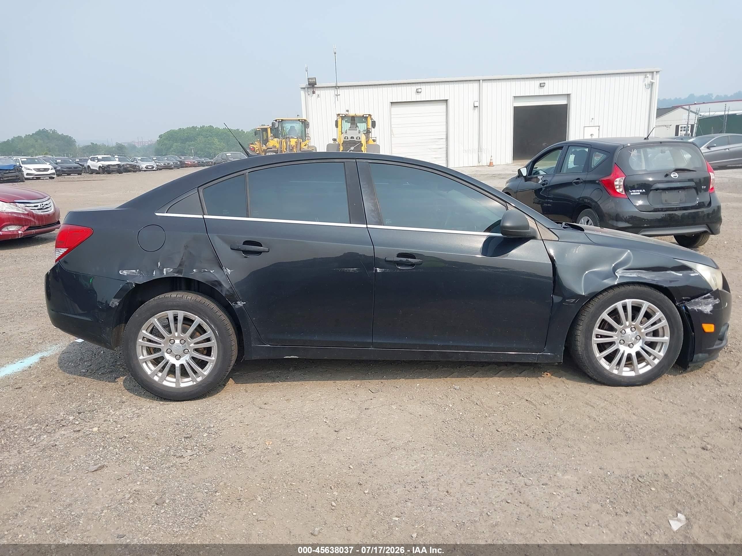 2012 Chevrolet Cruze Ls Black vin: 1G1PD5SH6C7284130