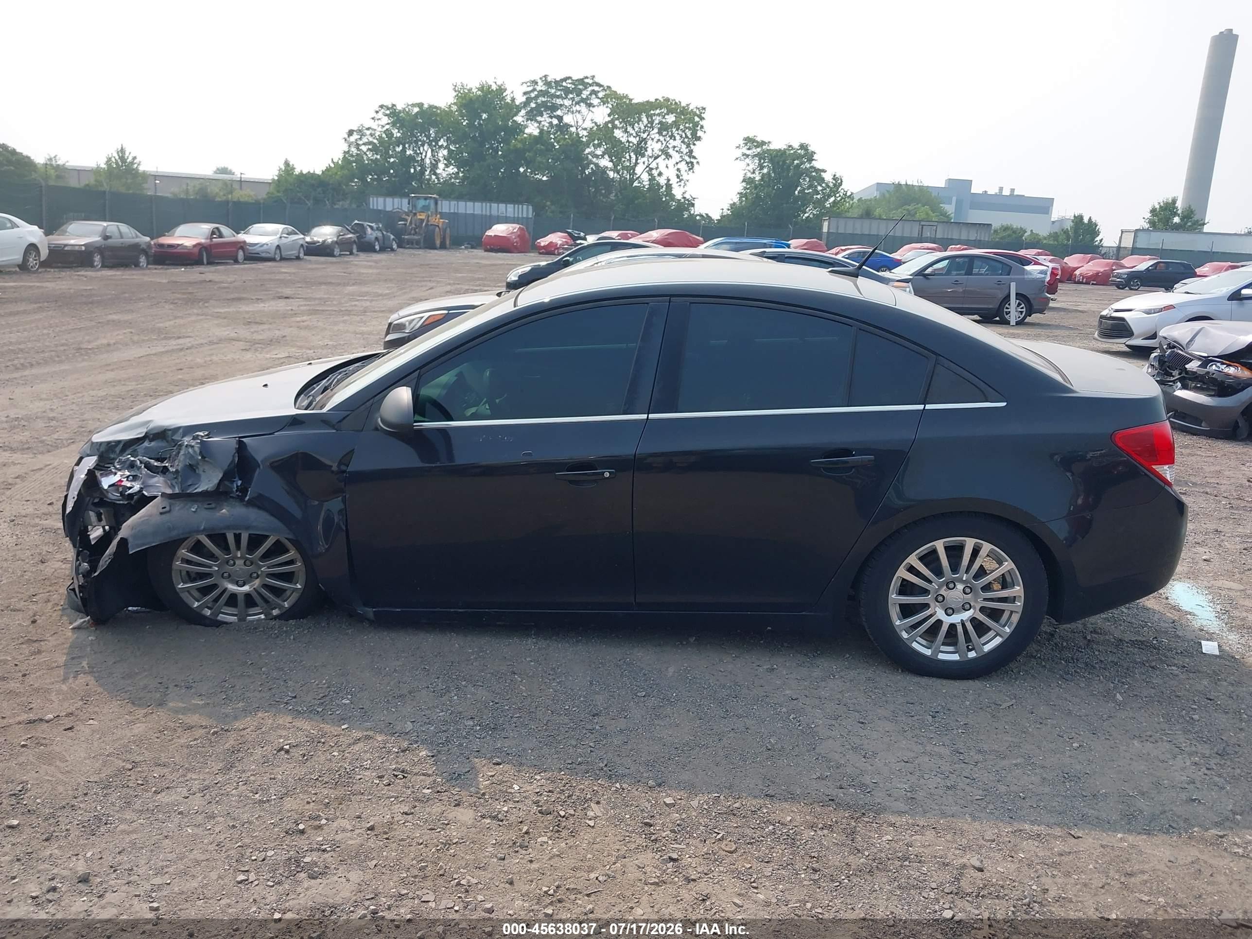 2012 Chevrolet Cruze Ls Black vin: 1G1PD5SH6C7284130