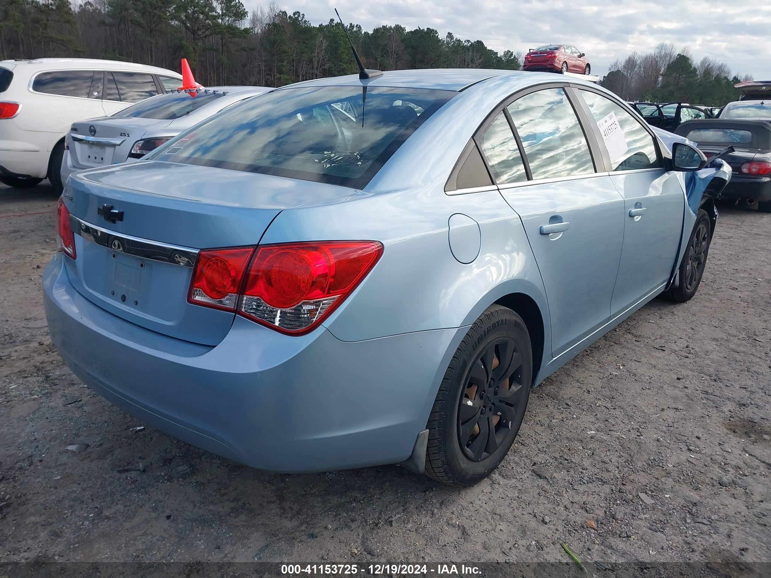 2012 Chevrolet Cruze Ls Light Blue vin: 1G1PD5SH7C7115539