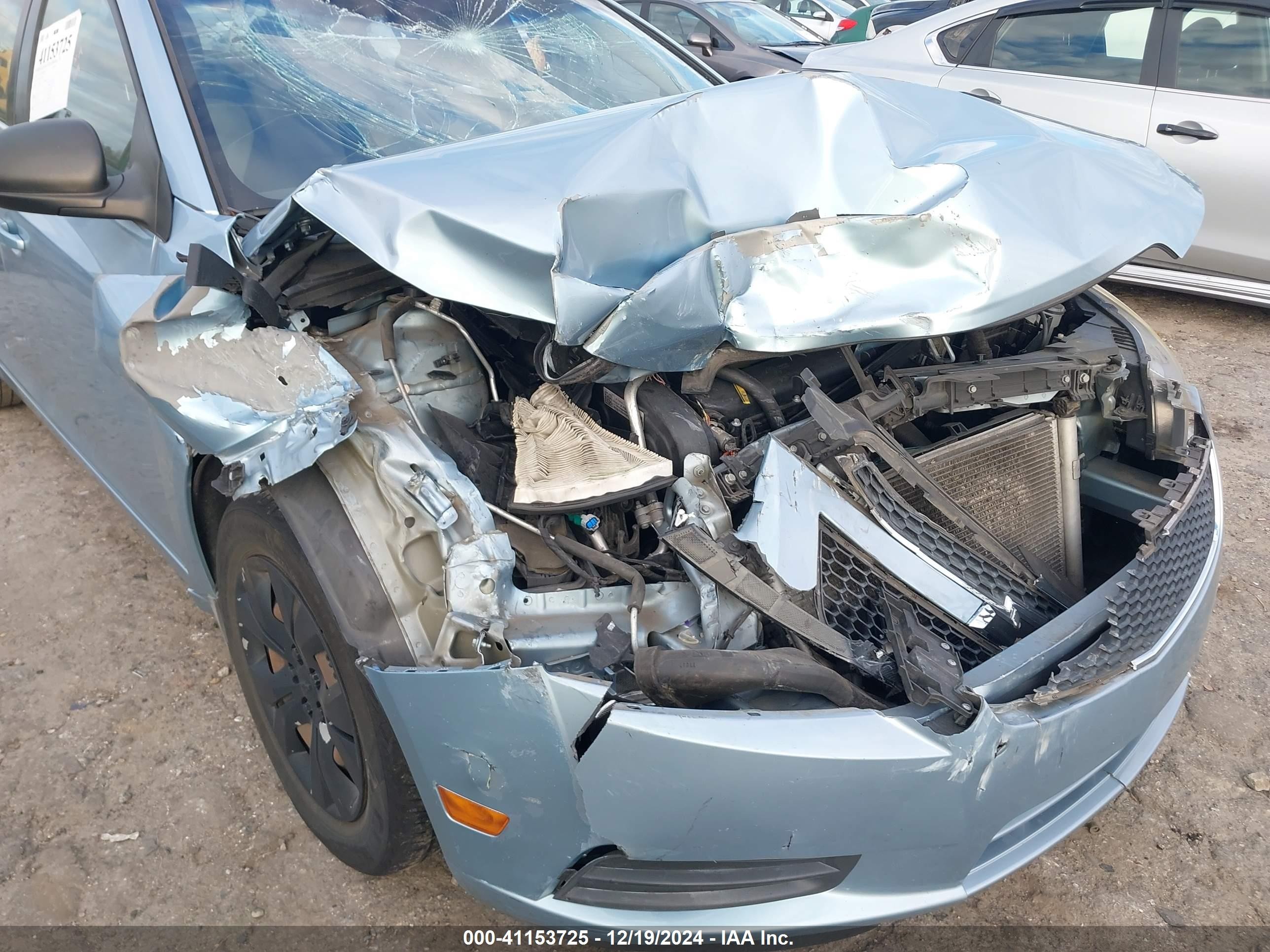2012 Chevrolet Cruze Ls Light Blue vin: 1G1PD5SH7C7115539