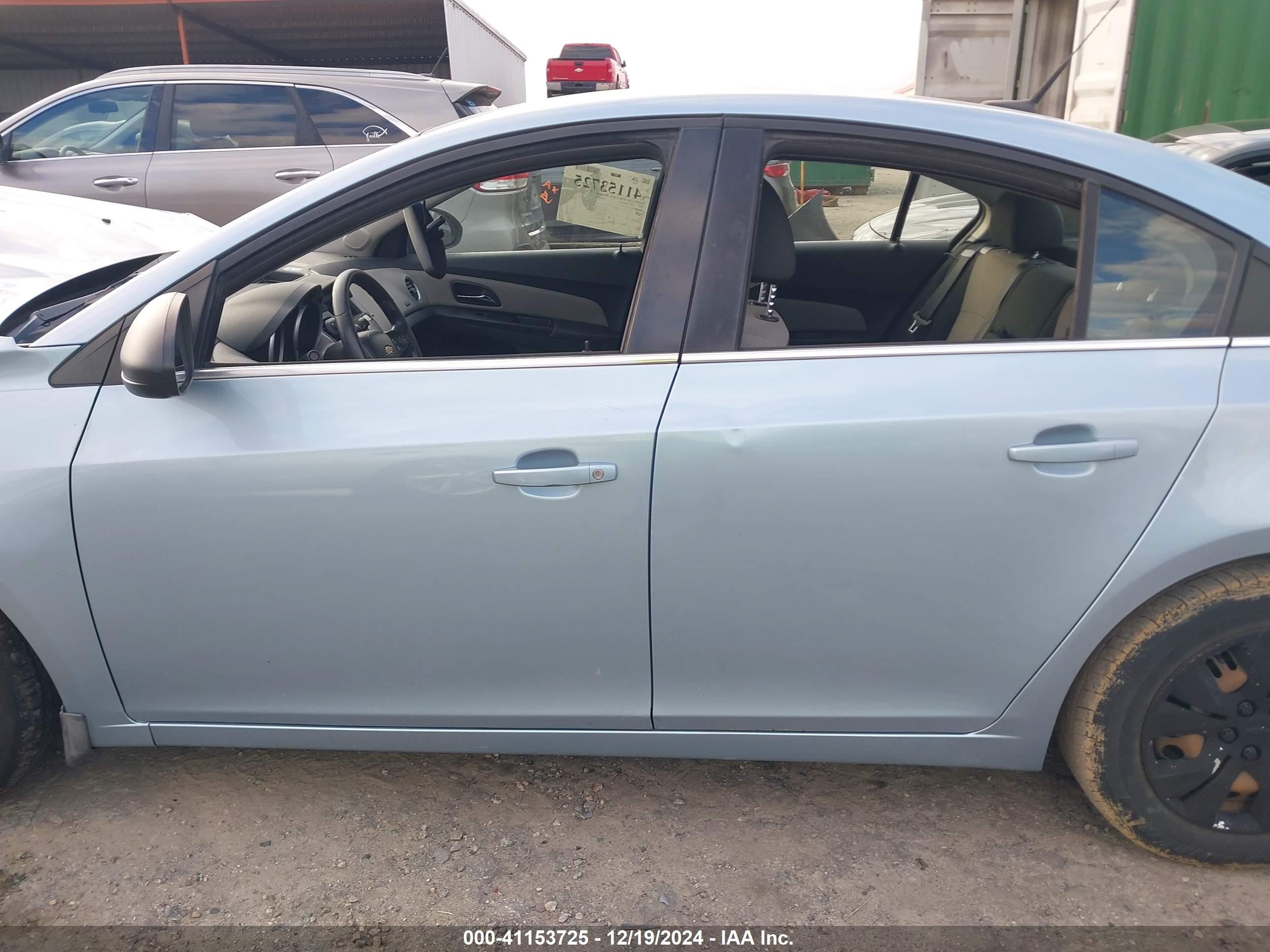 2012 Chevrolet Cruze Ls Light Blue vin: 1G1PD5SH7C7115539