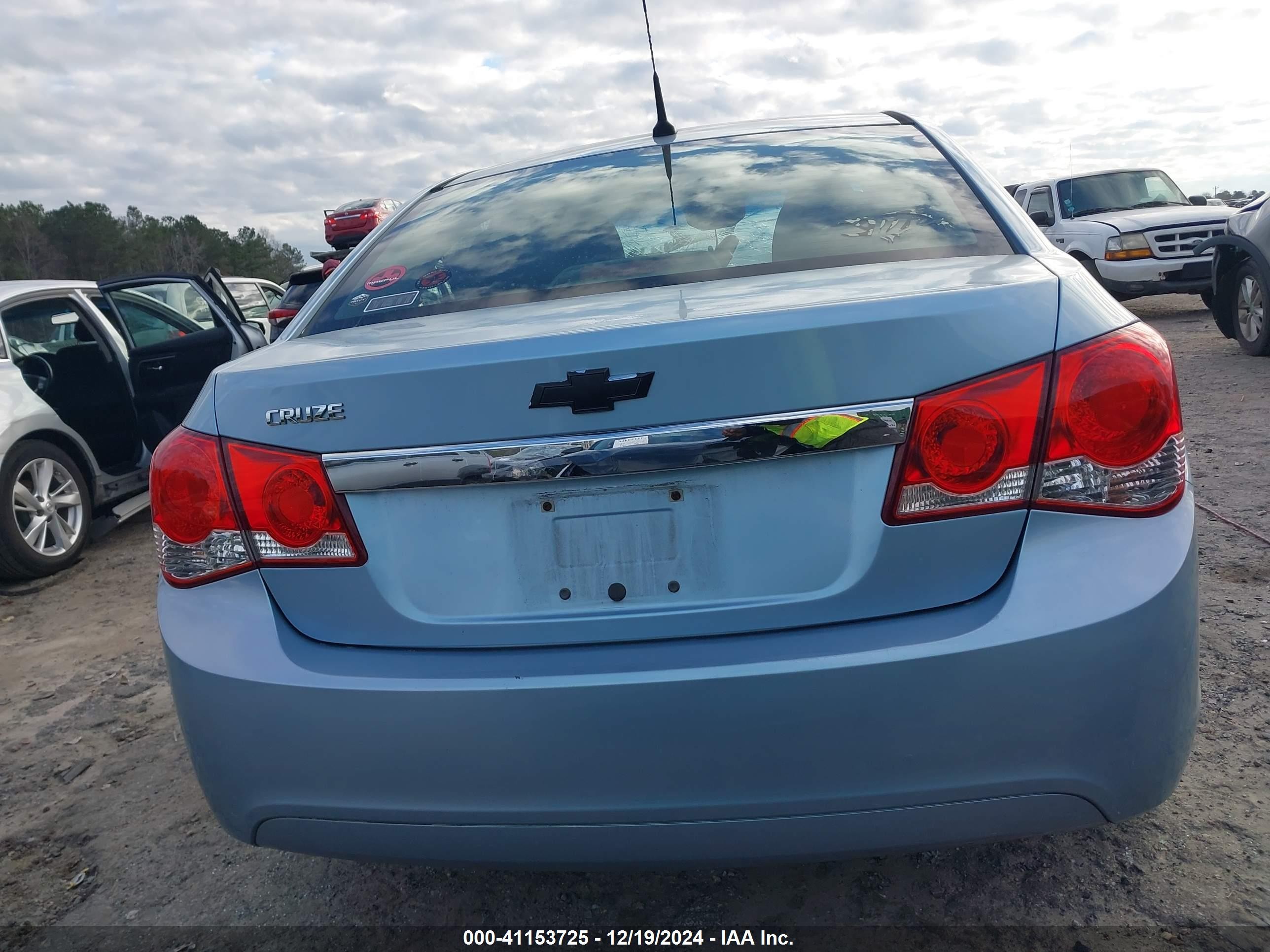 2012 Chevrolet Cruze Ls Light Blue vin: 1G1PD5SH7C7115539