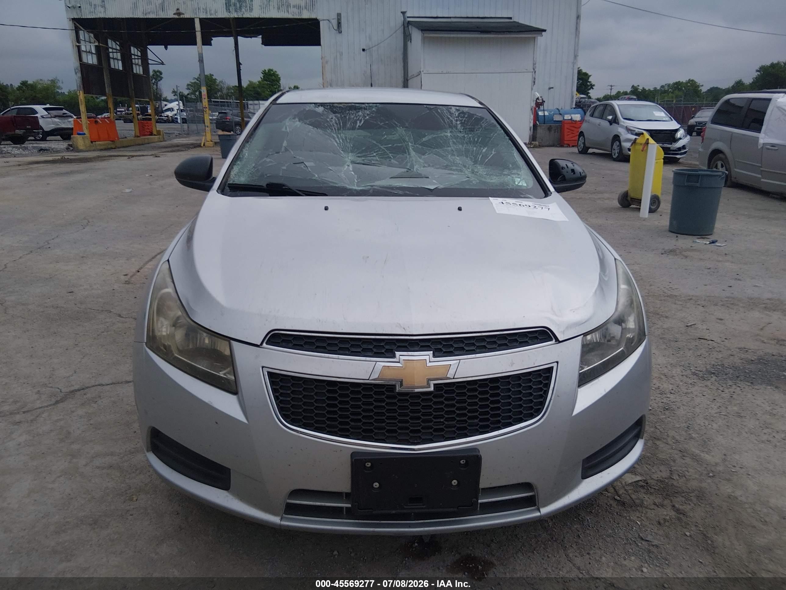 2011 Chevrolet Cruze Ls Silver vin: 1G1PD5SH8B7297007