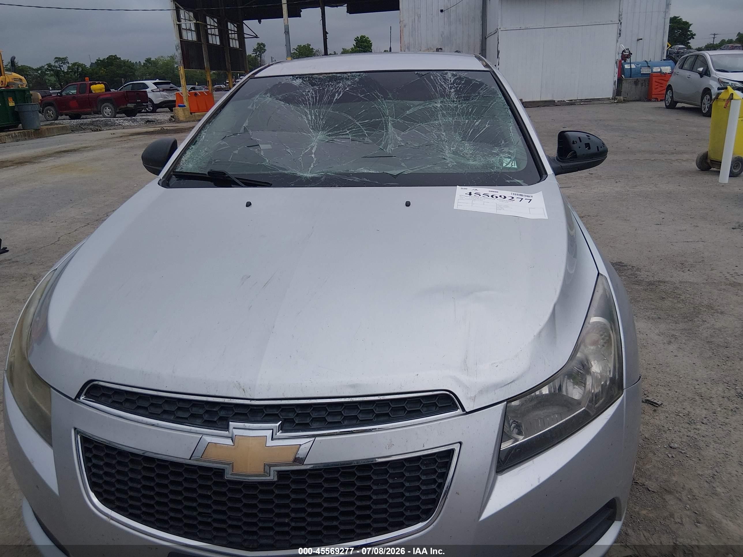 2011 Chevrolet Cruze Ls Silver vin: 1G1PD5SH8B7297007