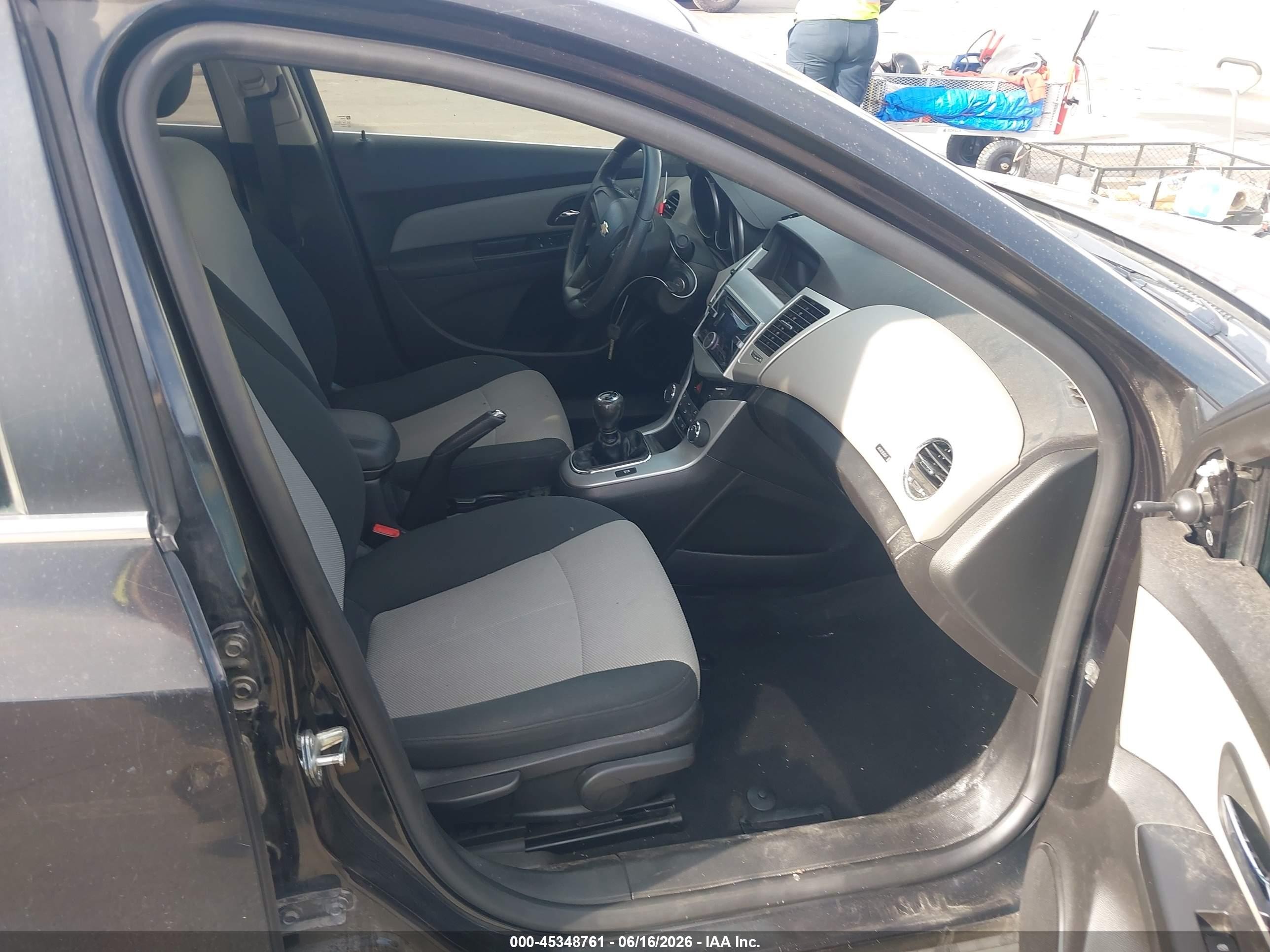 2011 Chevrolet Cruze Ls Black vin: 1G1PD5SH8B7304229
