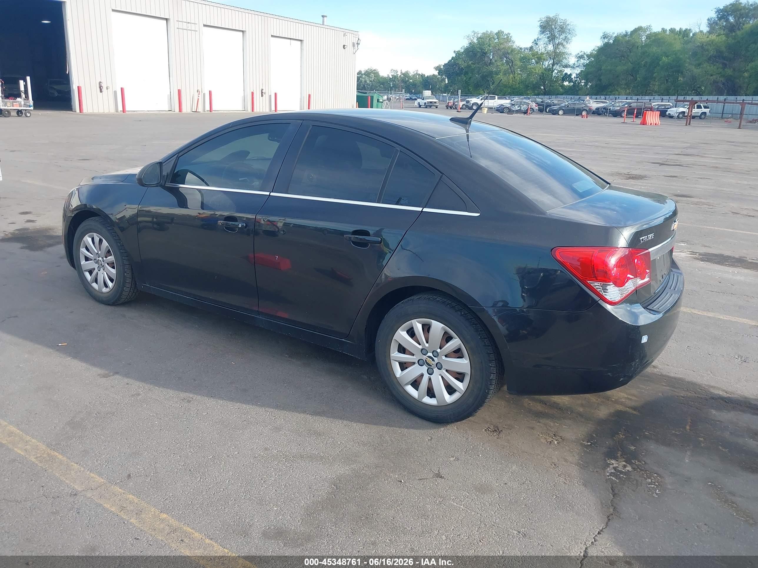 2011 Chevrolet Cruze Ls Black vin: 1G1PD5SH8B7304229