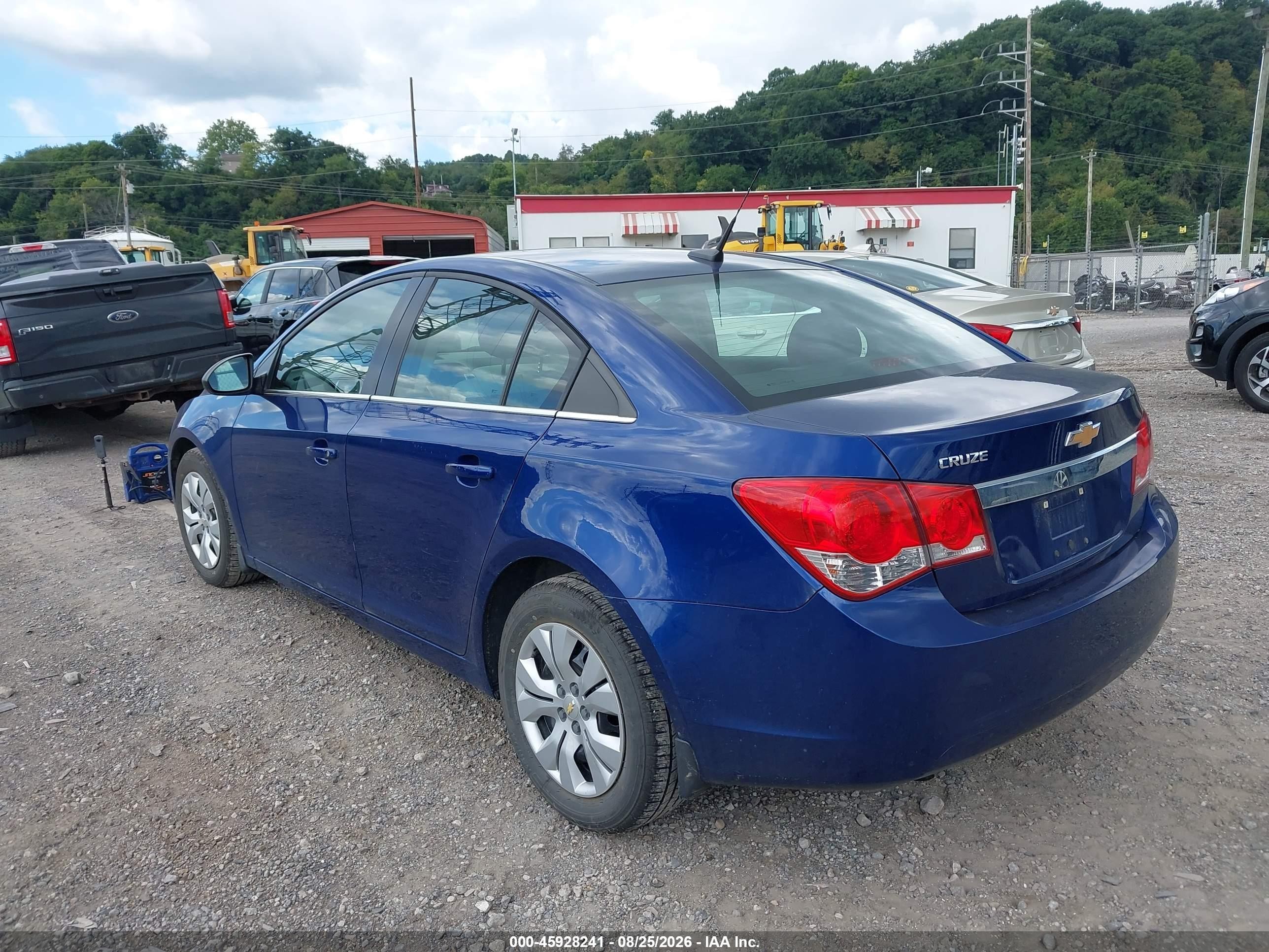2012 Chevrolet Cruze Ls Синий vin: 1G1PD5SH8C7378283