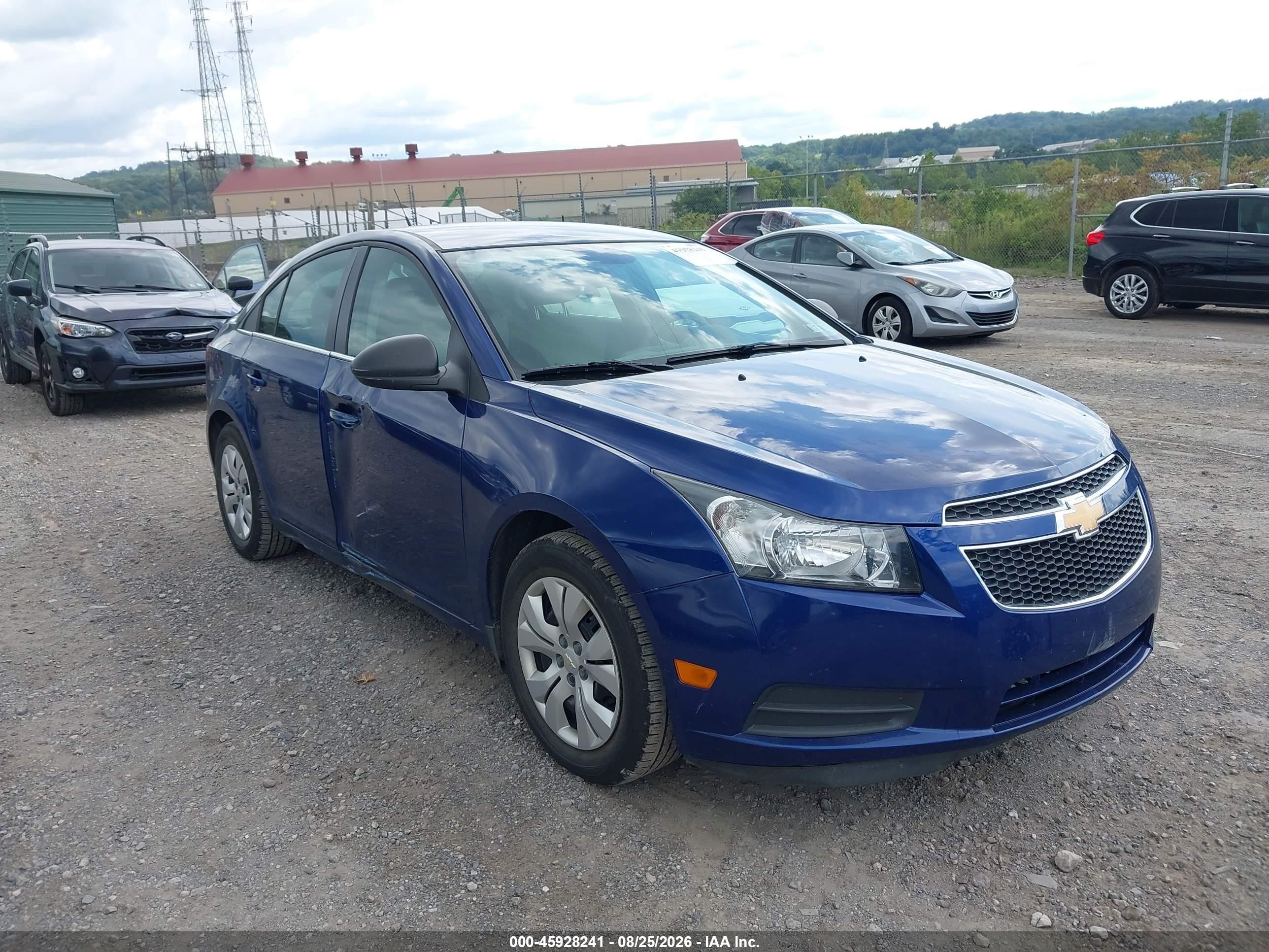 2012 Chevrolet Cruze Ls Синий vin: 1G1PD5SH8C7378283