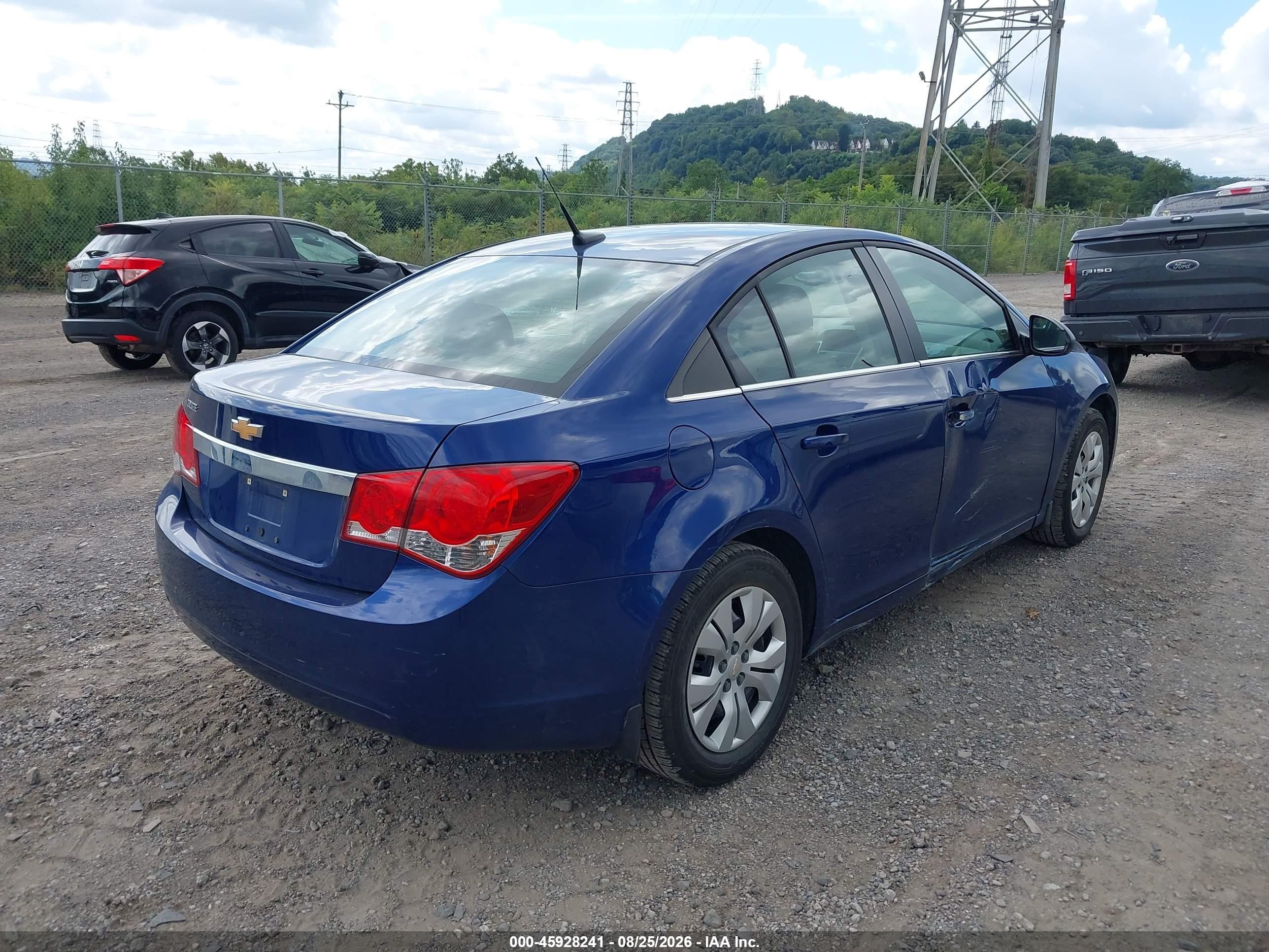 2012 Chevrolet Cruze Ls Синий vin: 1G1PD5SH8C7378283