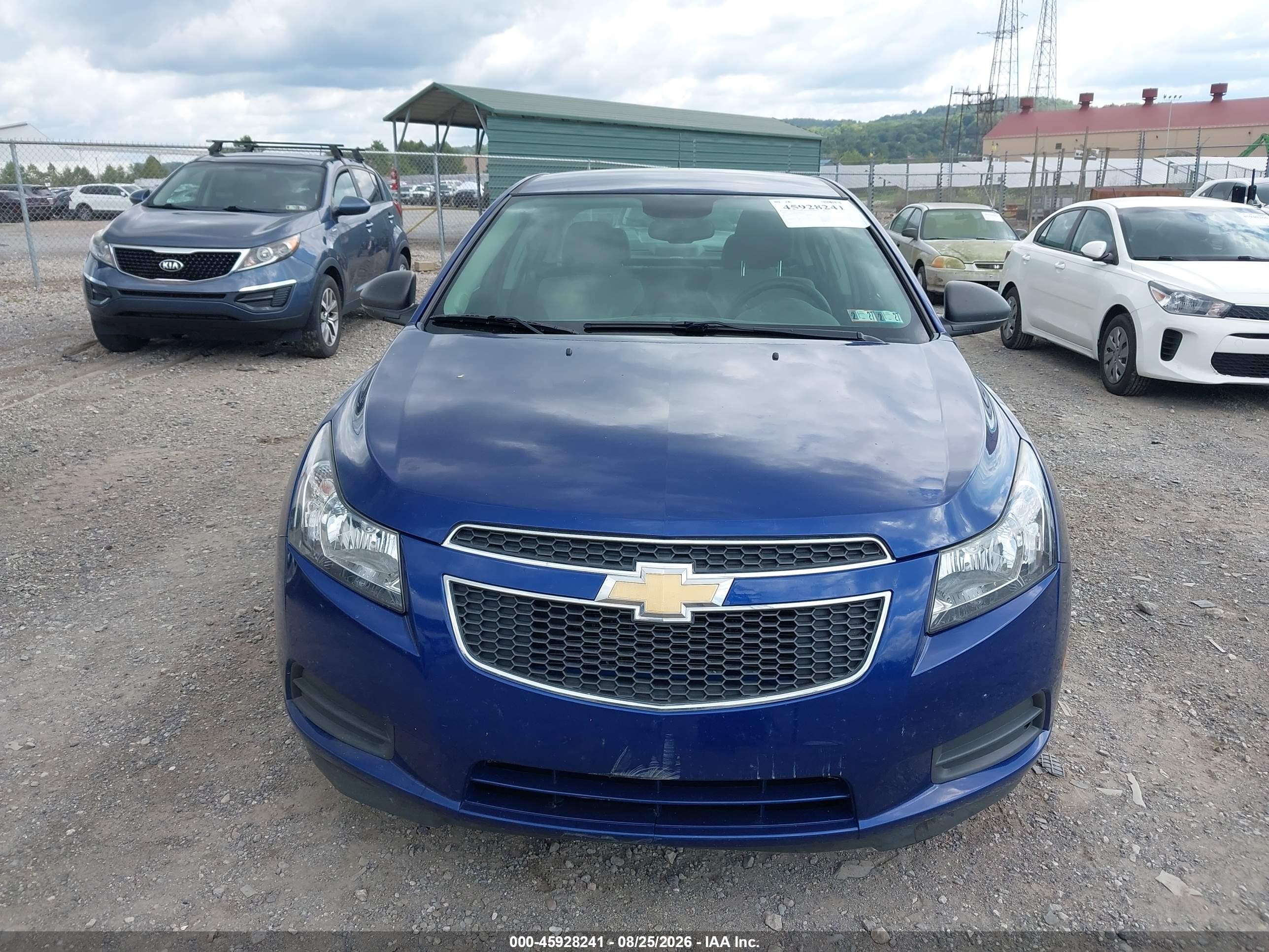 2012 Chevrolet Cruze Ls Синий vin: 1G1PD5SH8C7378283