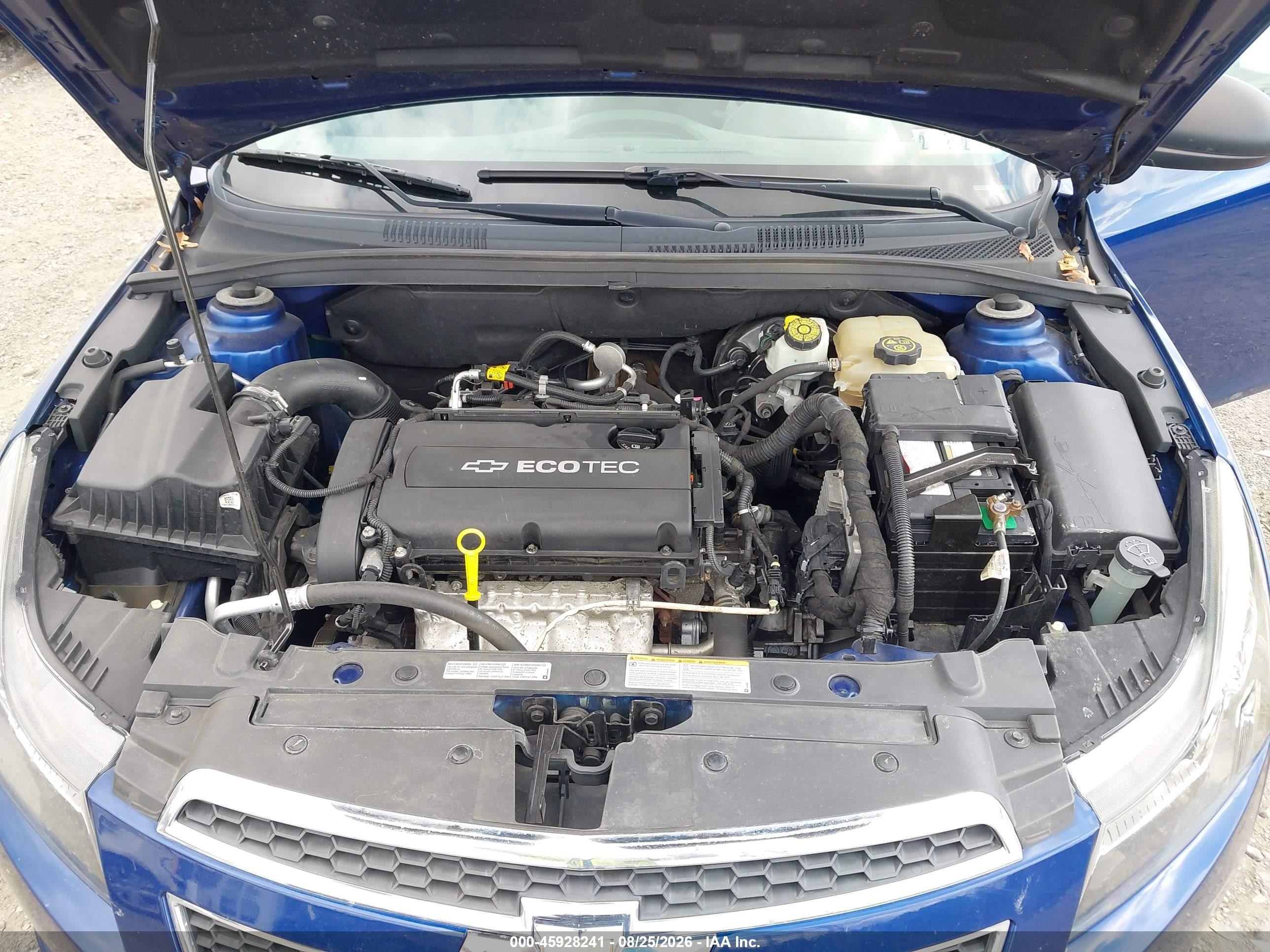 2012 Chevrolet Cruze Ls Синий vin: 1G1PD5SH8C7378283
