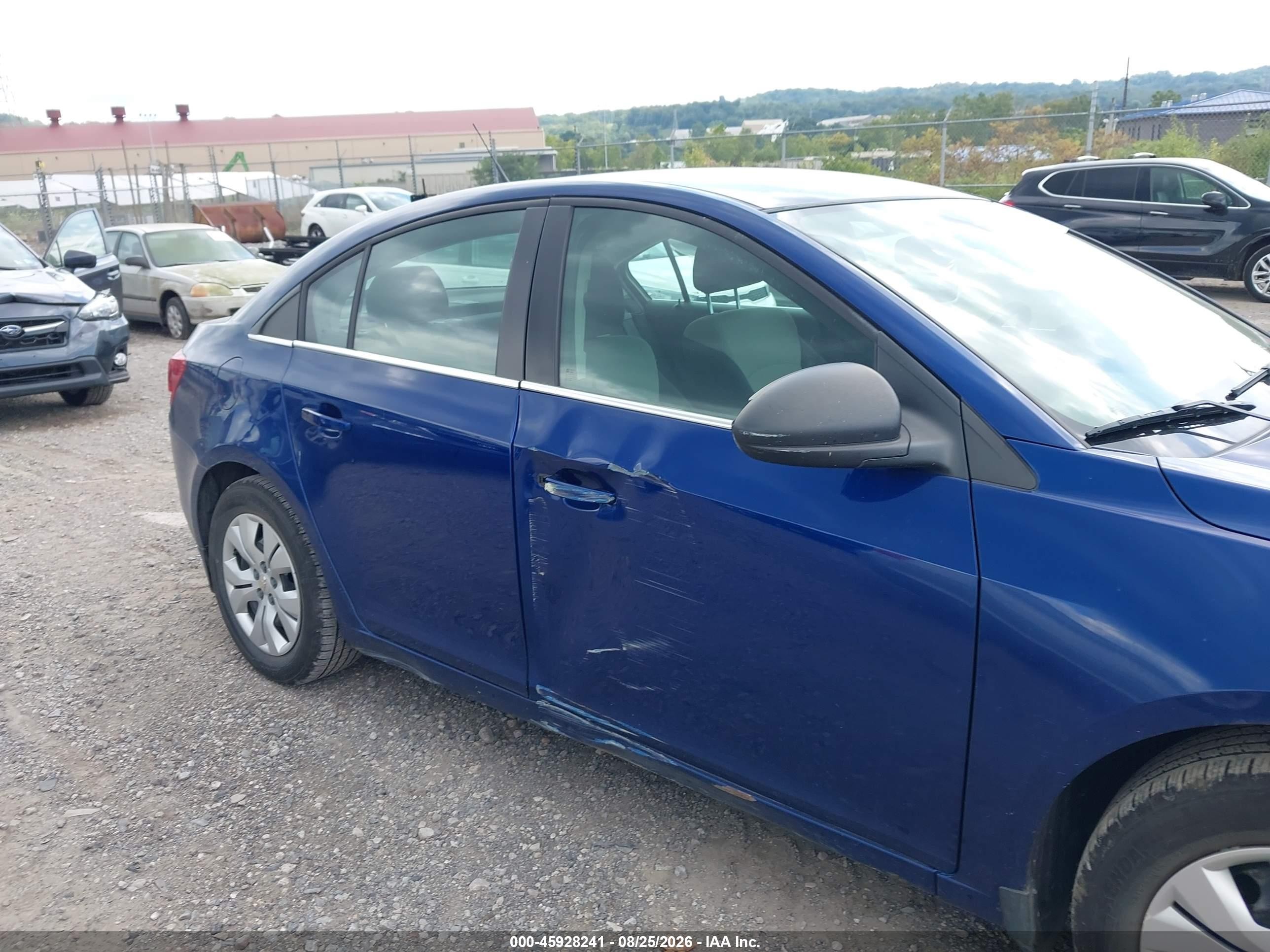 2012 Chevrolet Cruze Ls Синий vin: 1G1PD5SH8C7378283