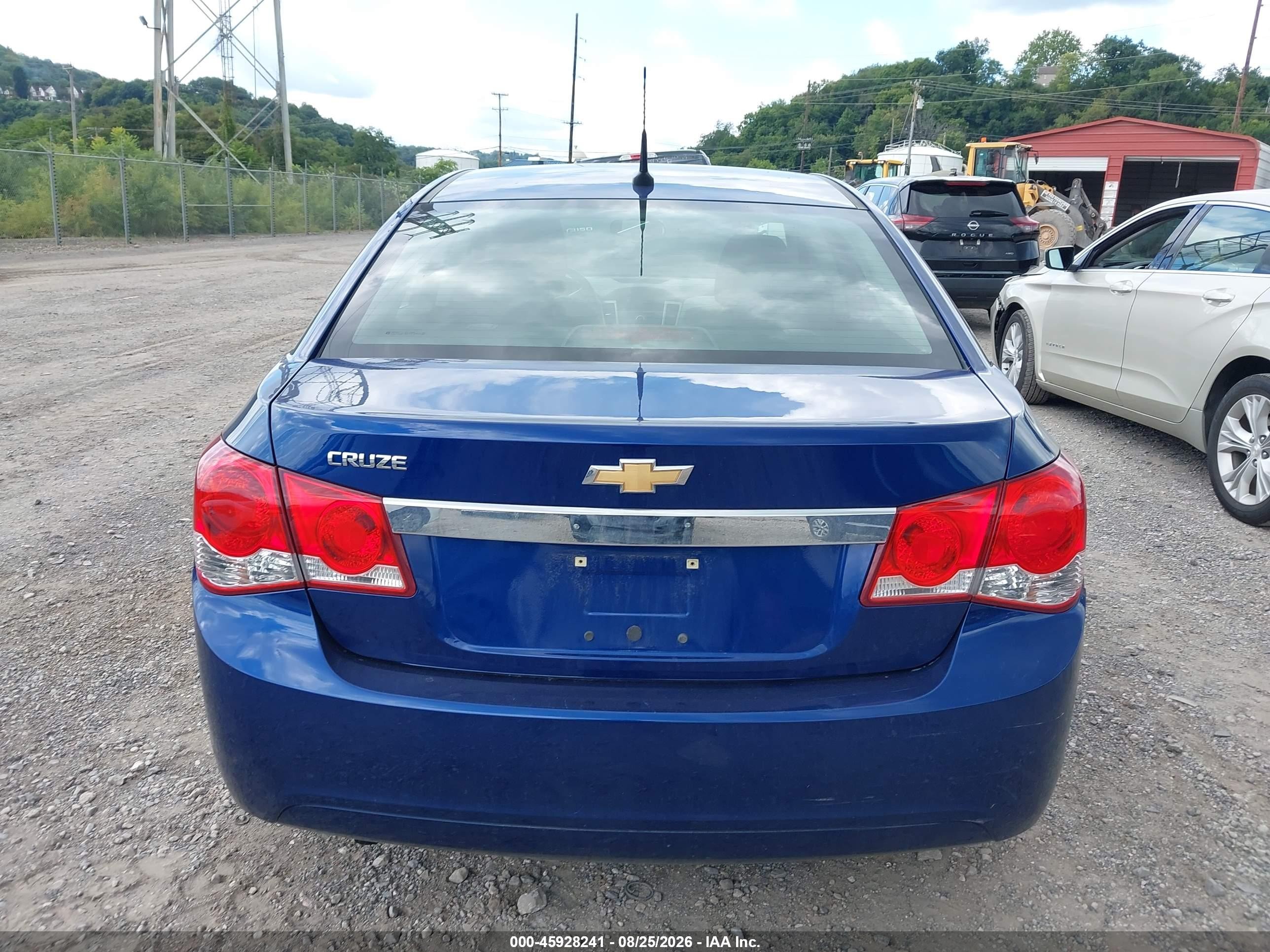 2012 Chevrolet Cruze Ls Синий vin: 1G1PD5SH8C7378283