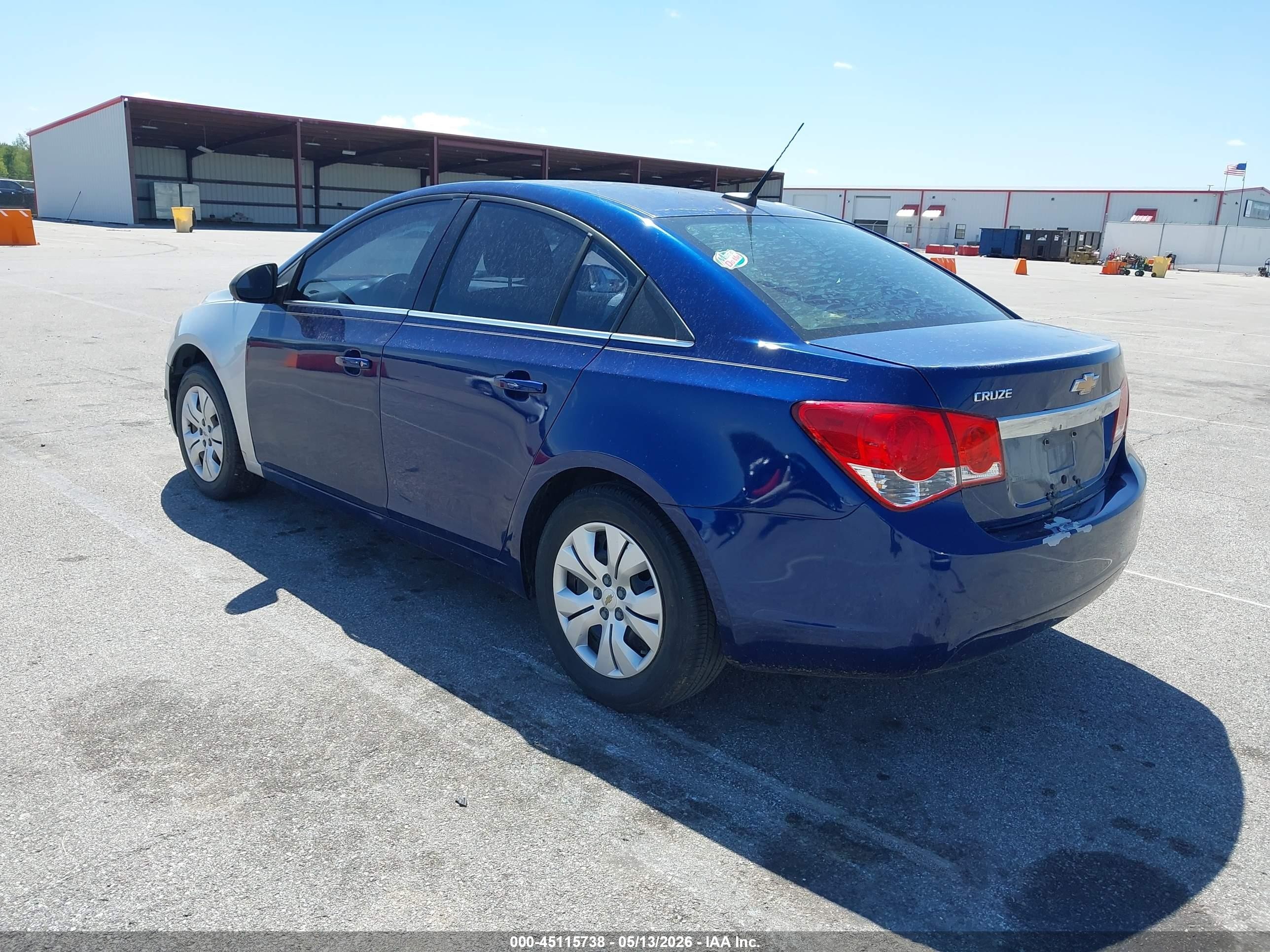 2012 Chevrolet Cruze Ls Blue vin: 1G1PD5SH9C7118975