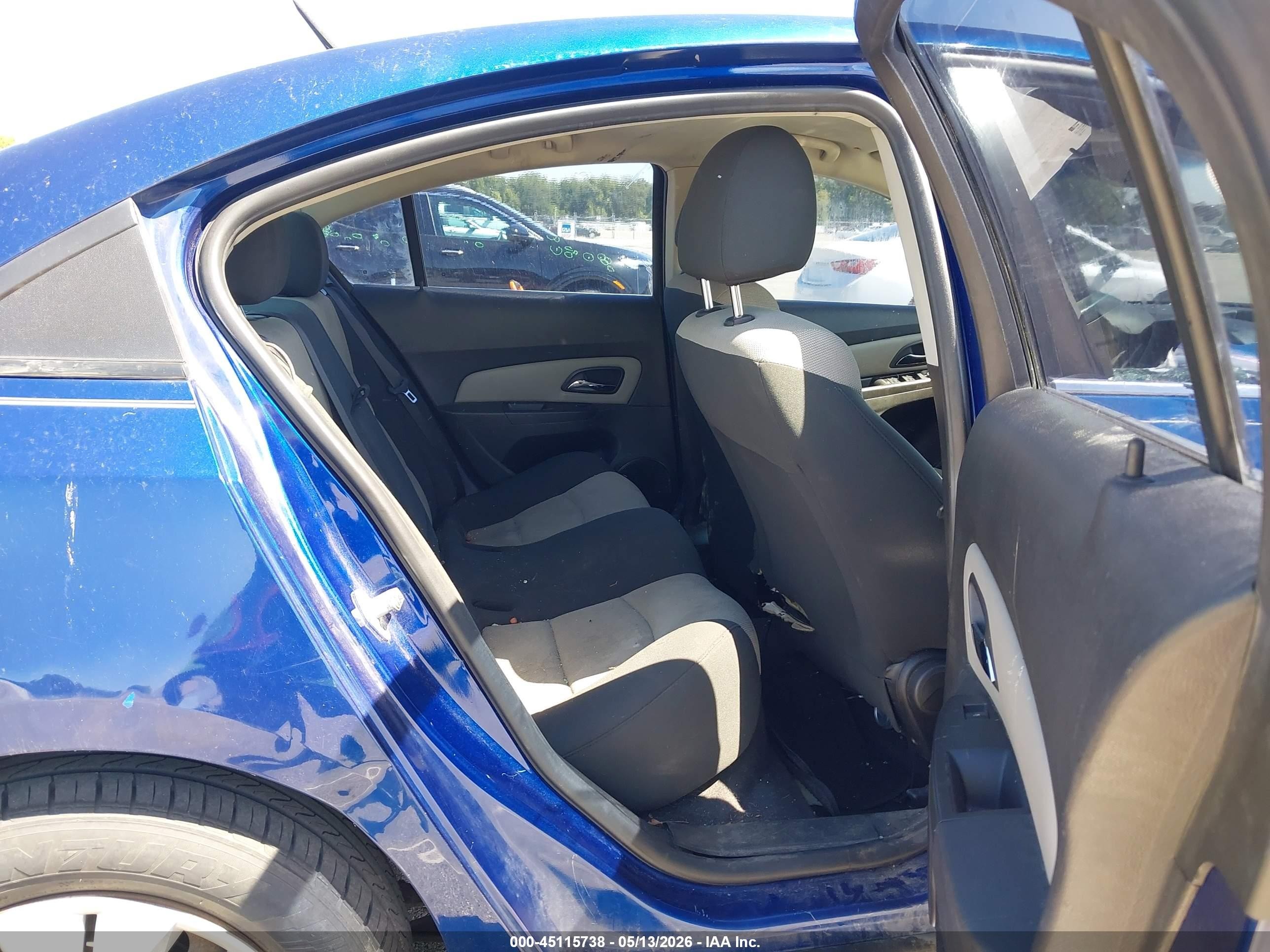 2012 Chevrolet Cruze Ls Blue vin: 1G1PD5SH9C7118975