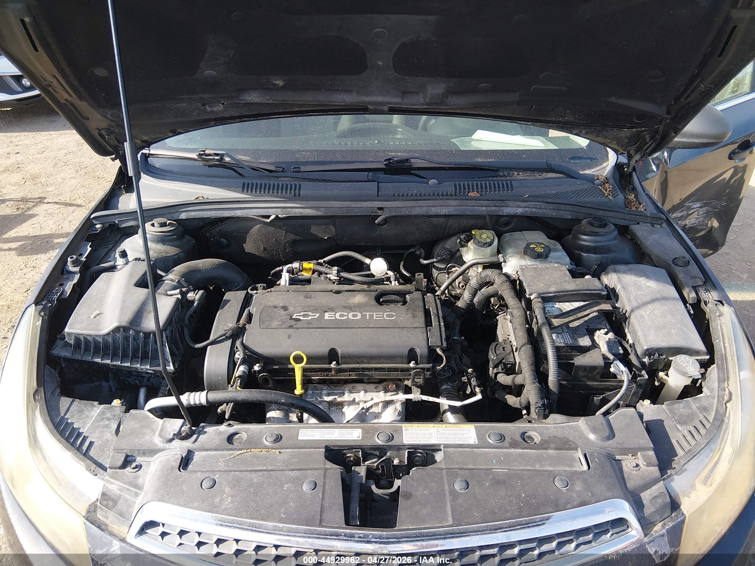 2012 Chevrolet Cruze Ls Black vin: 1G1PD5SH9C7136666