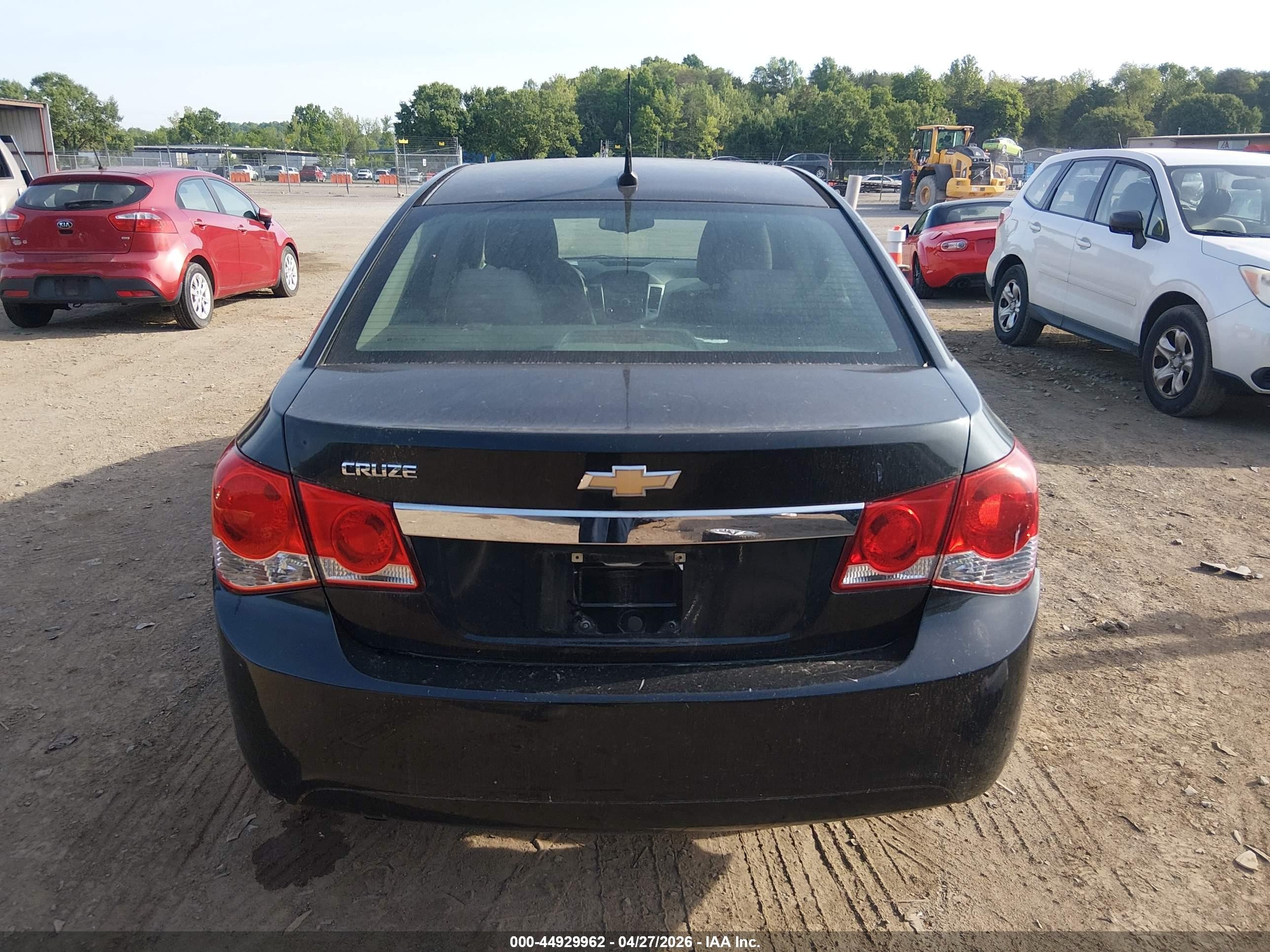 2012 Chevrolet Cruze Ls Black vin: 1G1PD5SH9C7136666
