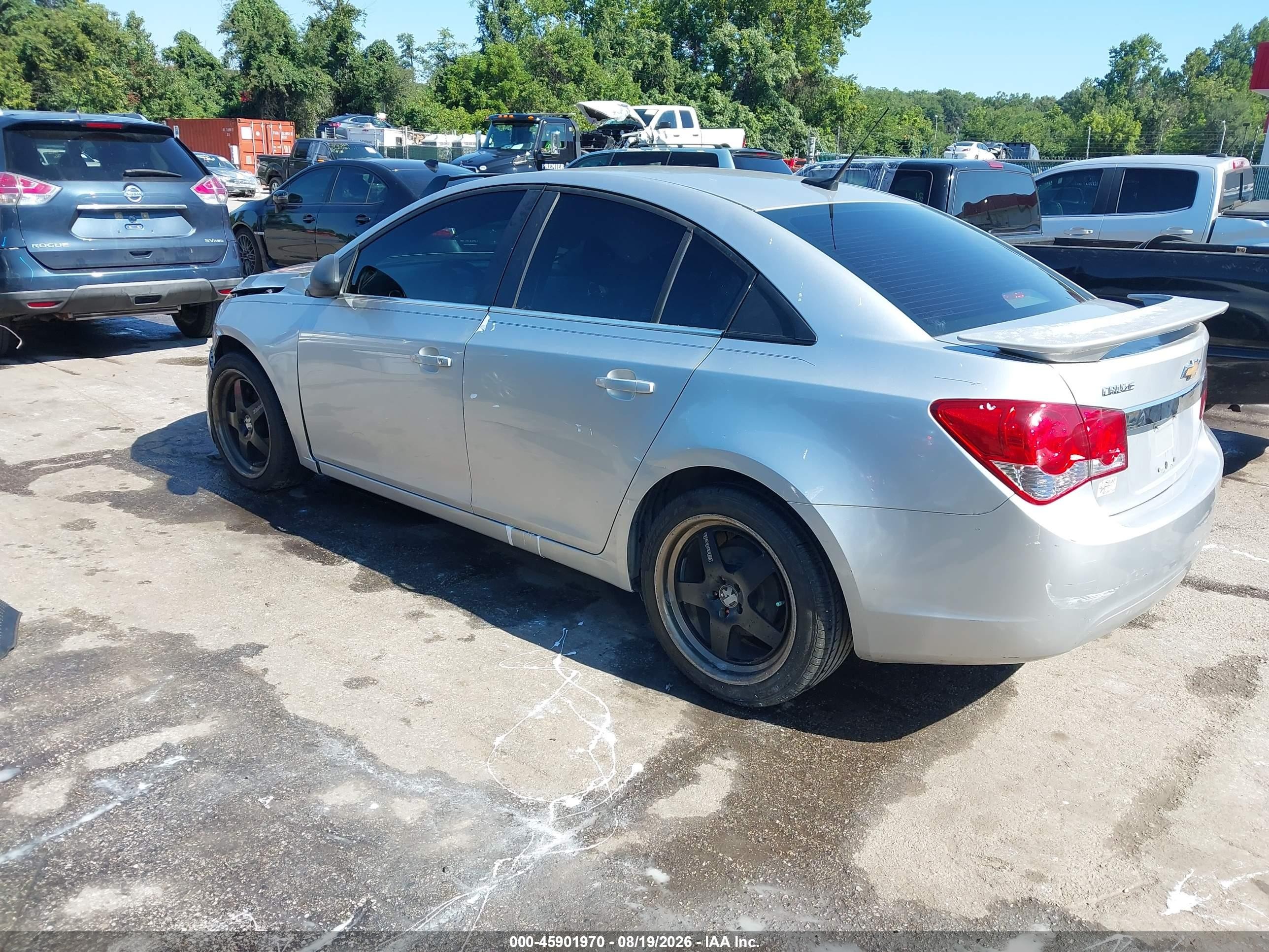 2011 Chevrolet Cruze Ls Silver vin: 1G1PD5SHXB7161428