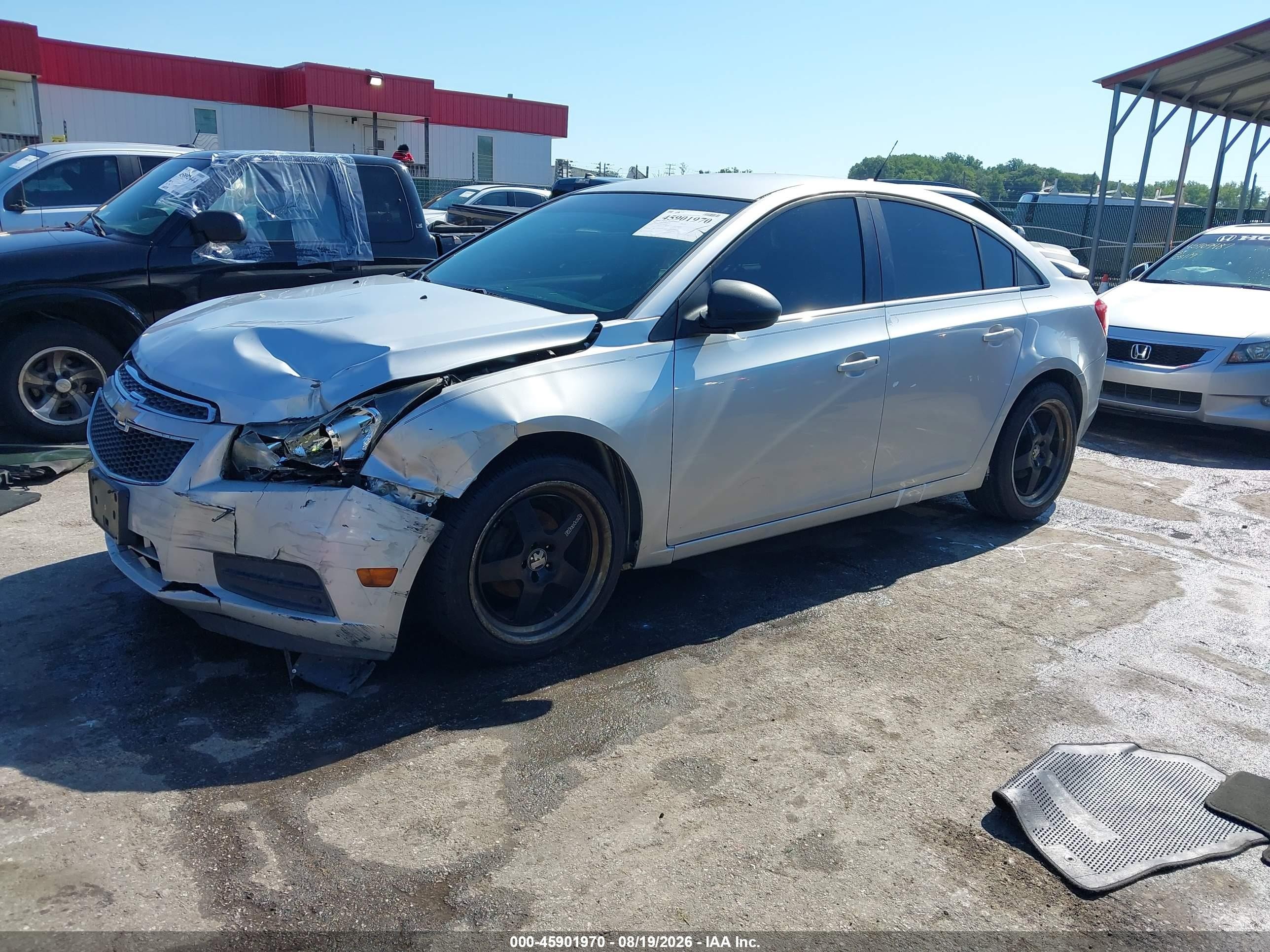 2011 Chevrolet Cruze Ls Silver vin: 1G1PD5SHXB7161428