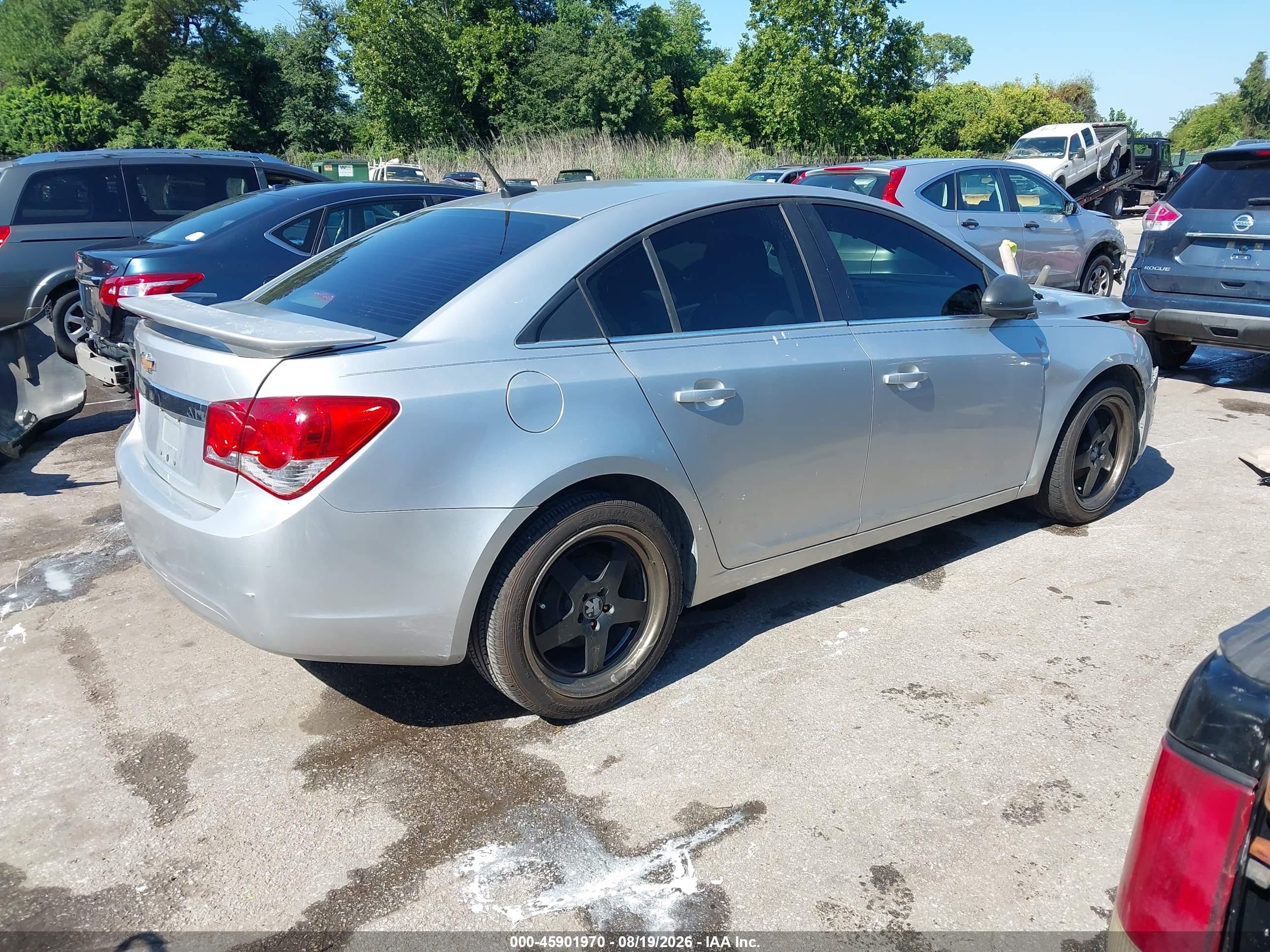 2011 Chevrolet Cruze Ls Silver vin: 1G1PD5SHXB7161428