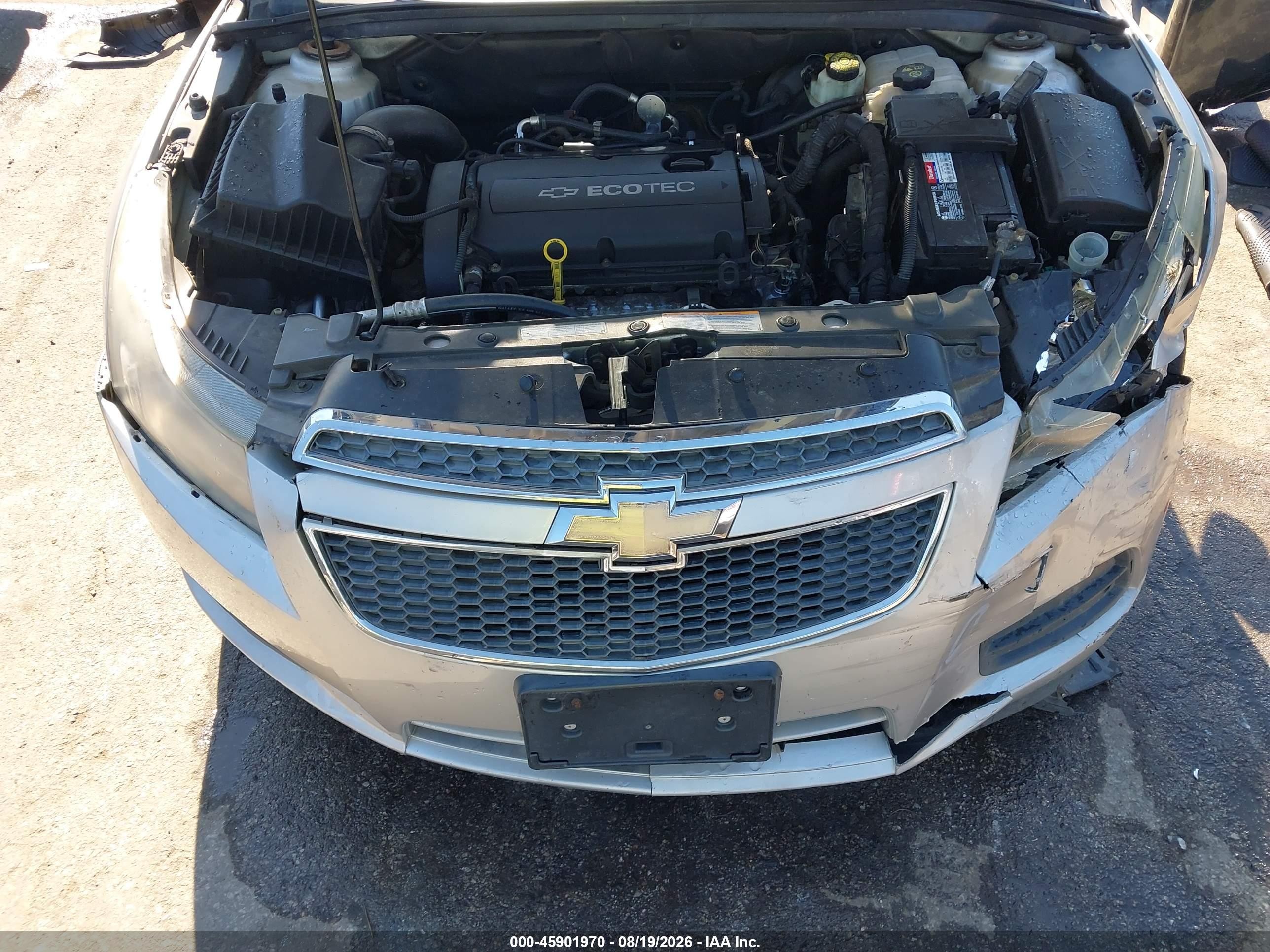 2011 Chevrolet Cruze Ls Silver vin: 1G1PD5SHXB7161428