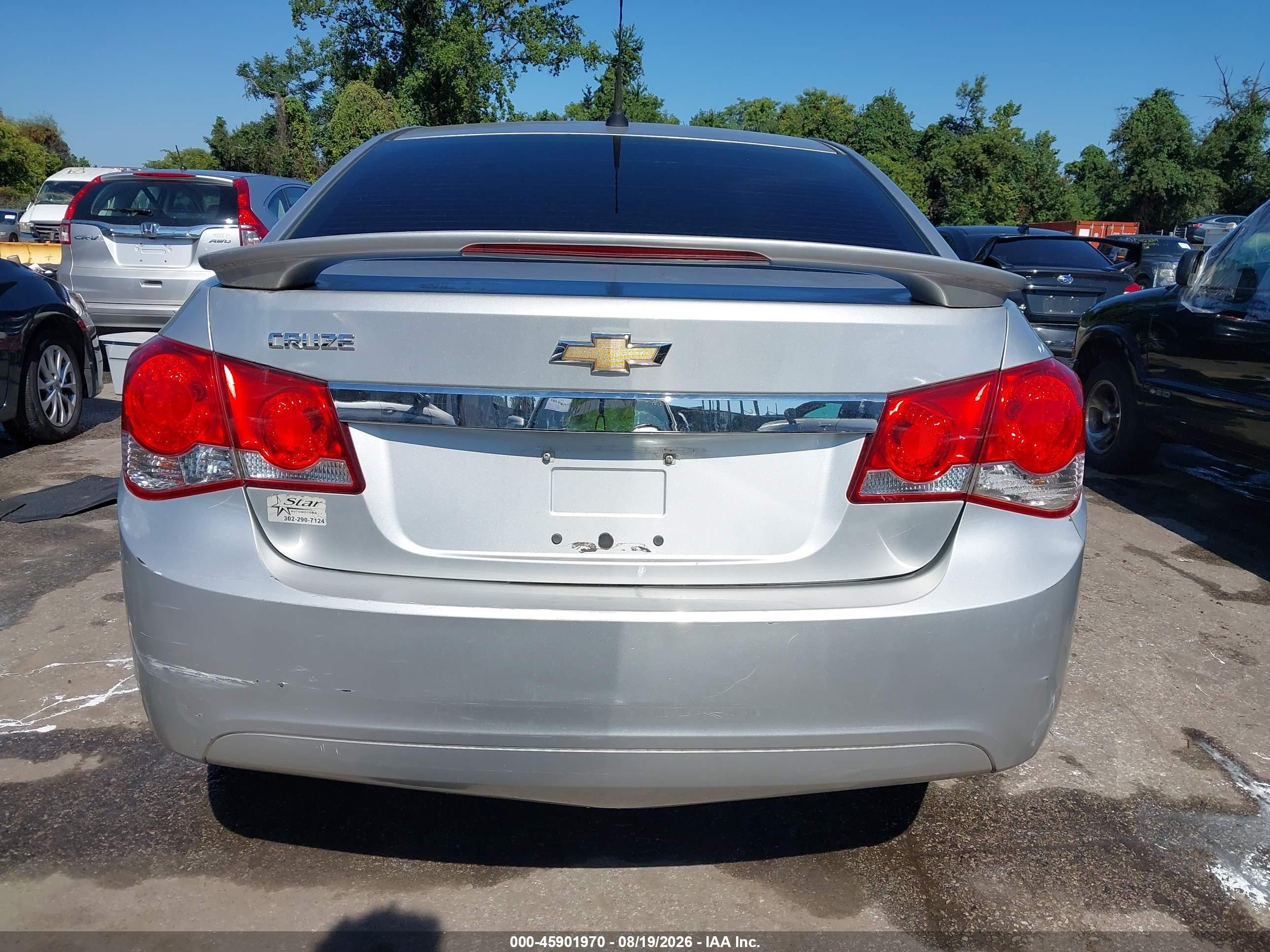 2011 Chevrolet Cruze Ls Silver vin: 1G1PD5SHXB7161428