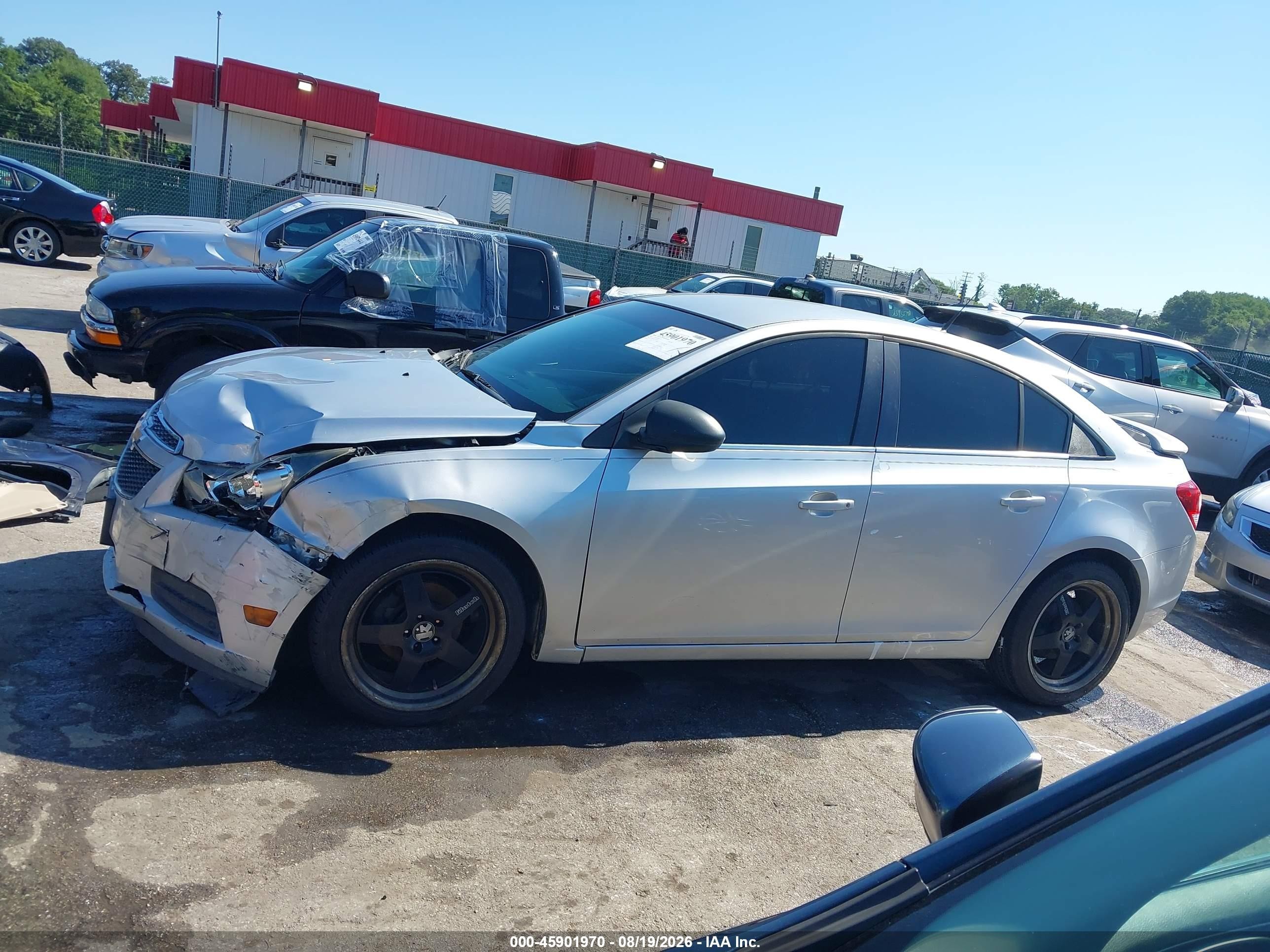 2011 Chevrolet Cruze Ls Silver vin: 1G1PD5SHXB7161428