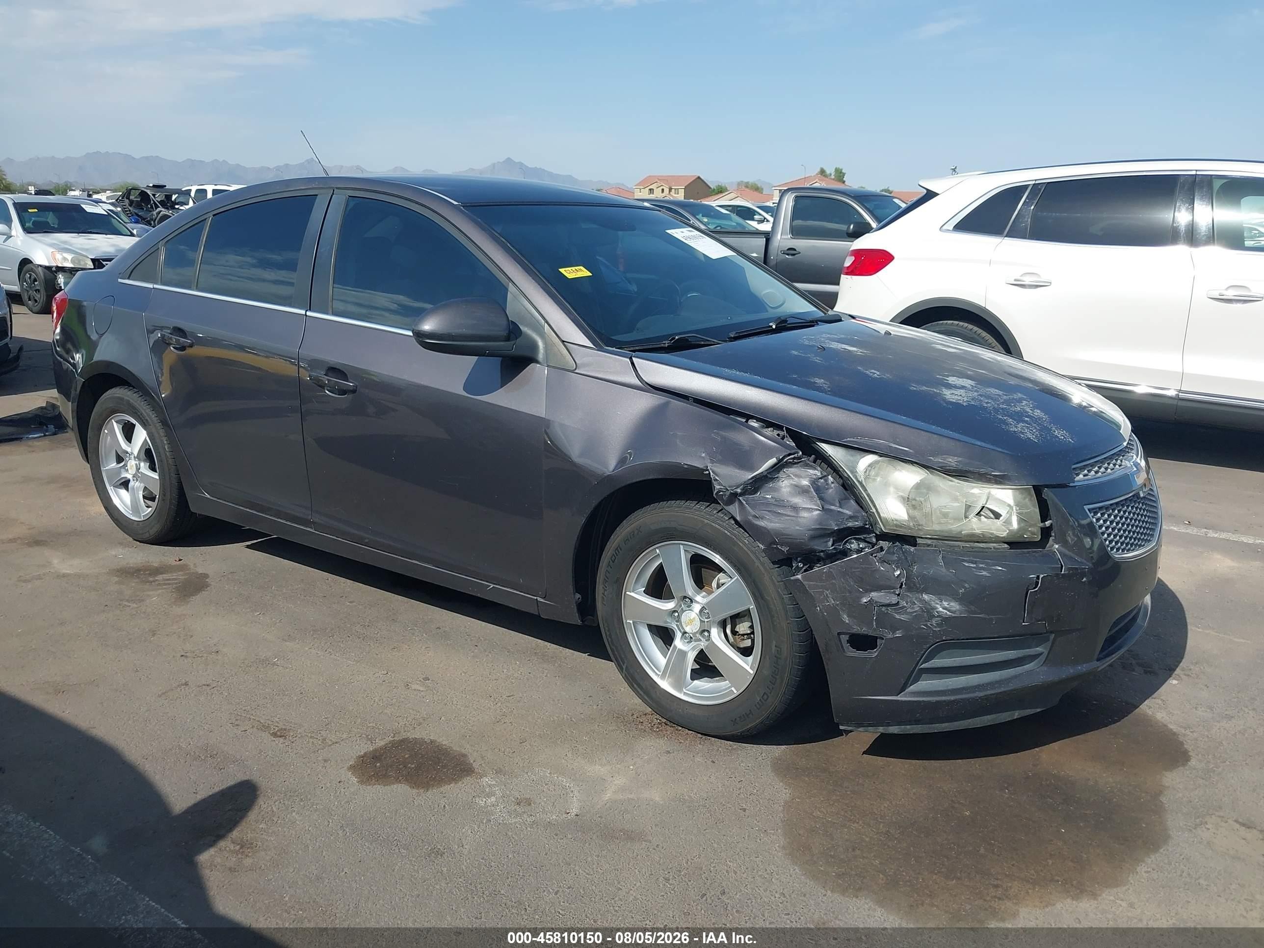 2011 Chevrolet Cruze Lt Gray vin: 1G1PE5S90B7204390