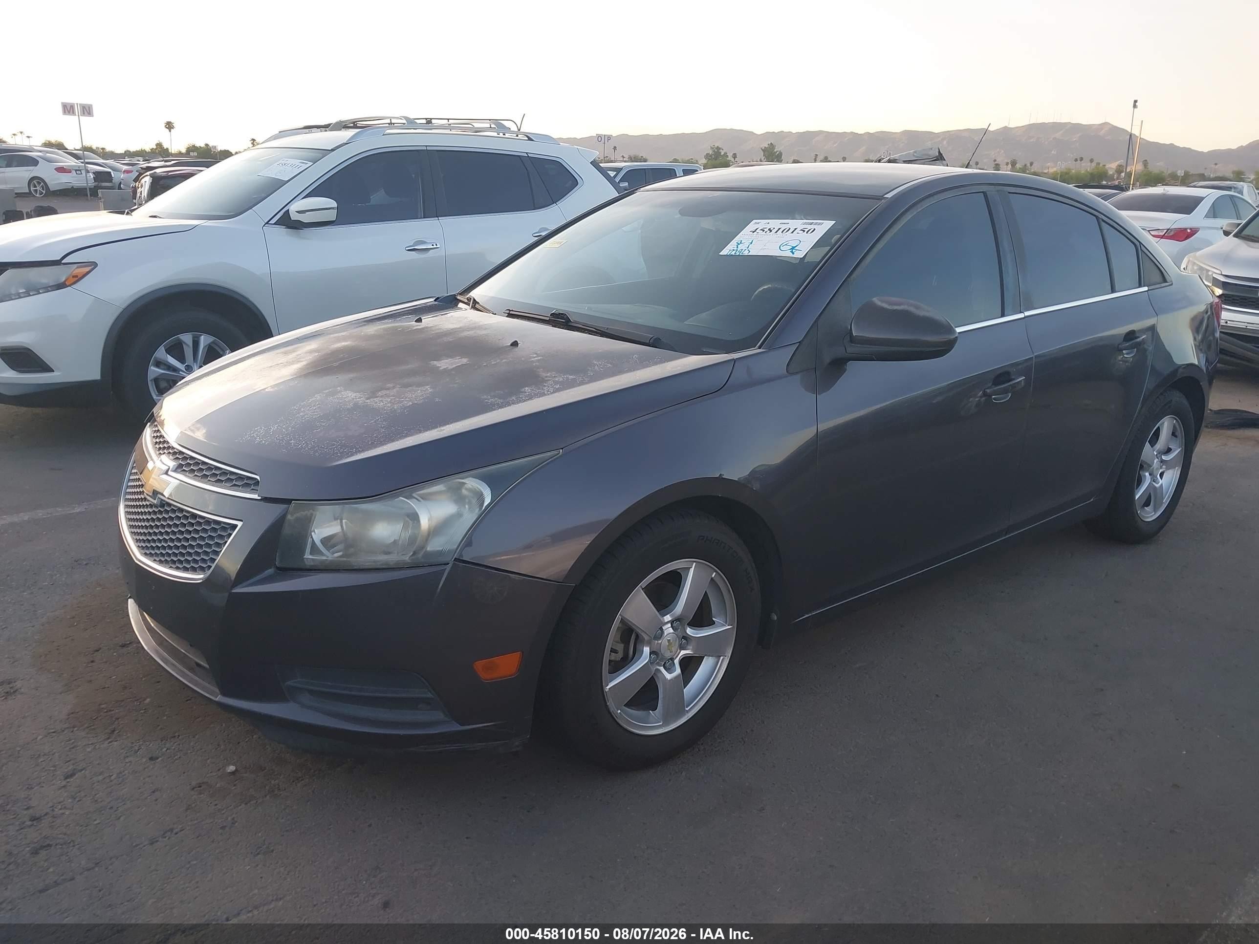 2011 Chevrolet Cruze Lt Gray vin: 1G1PE5S90B7204390