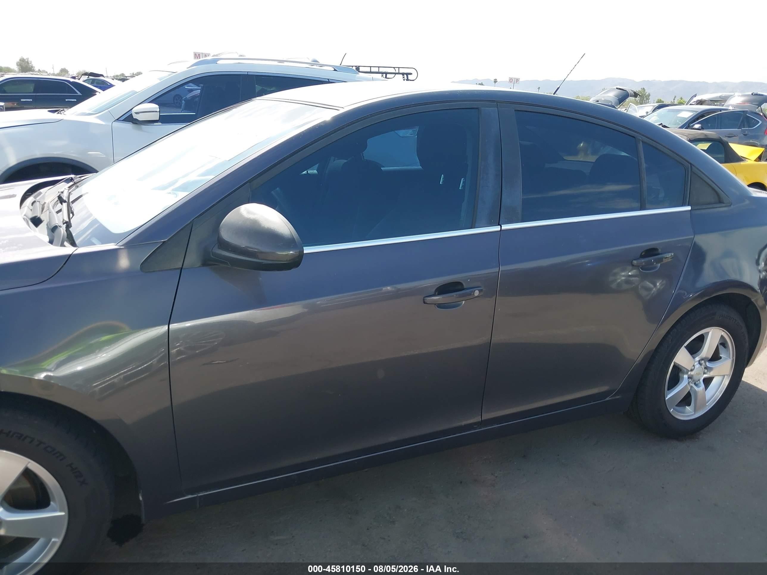 2011 Chevrolet Cruze Lt Gray vin: 1G1PE5S90B7204390