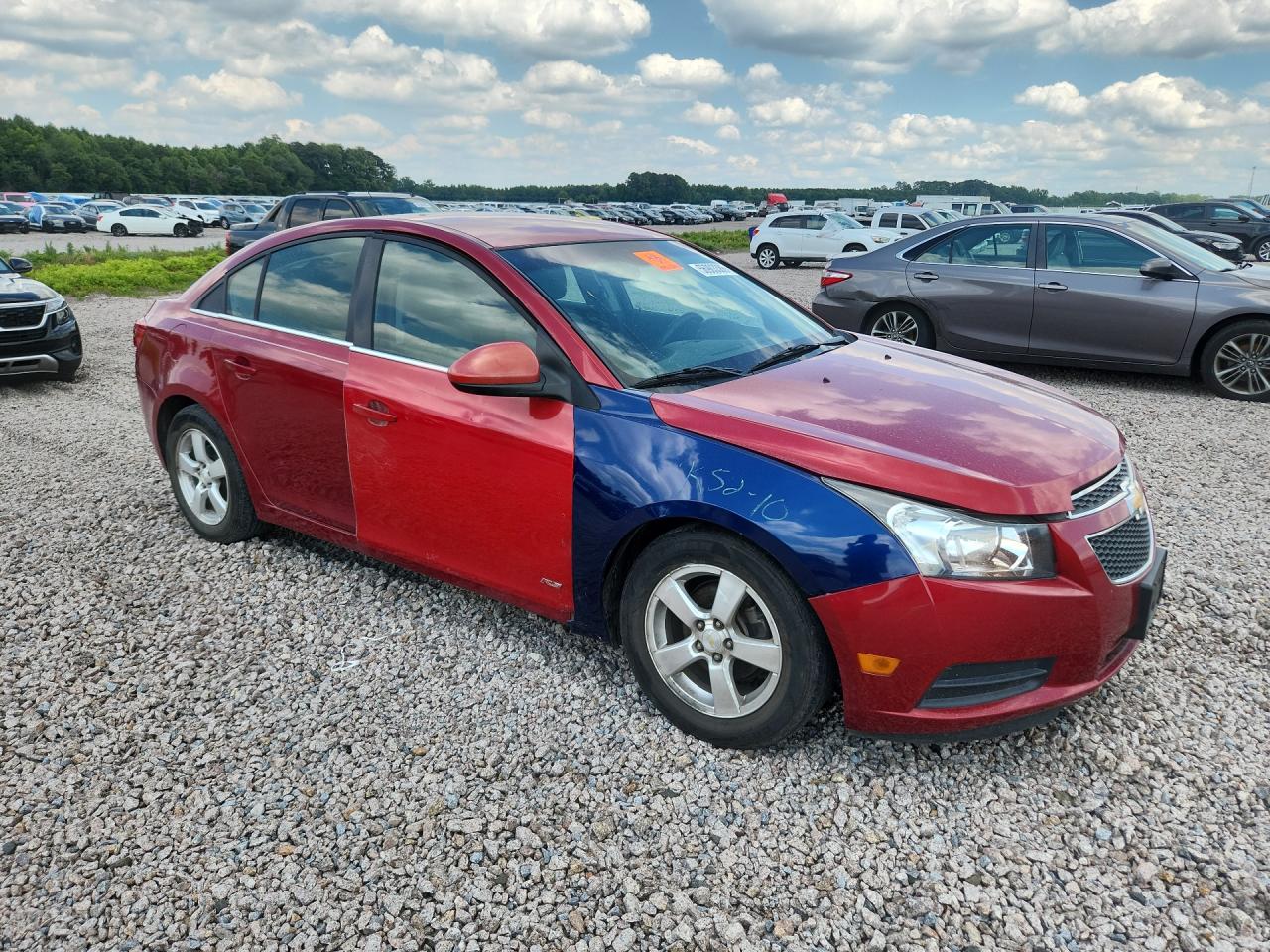 2011 Chevrolet Cruze Lt Красный vin: 1G1PE5S90B7259907