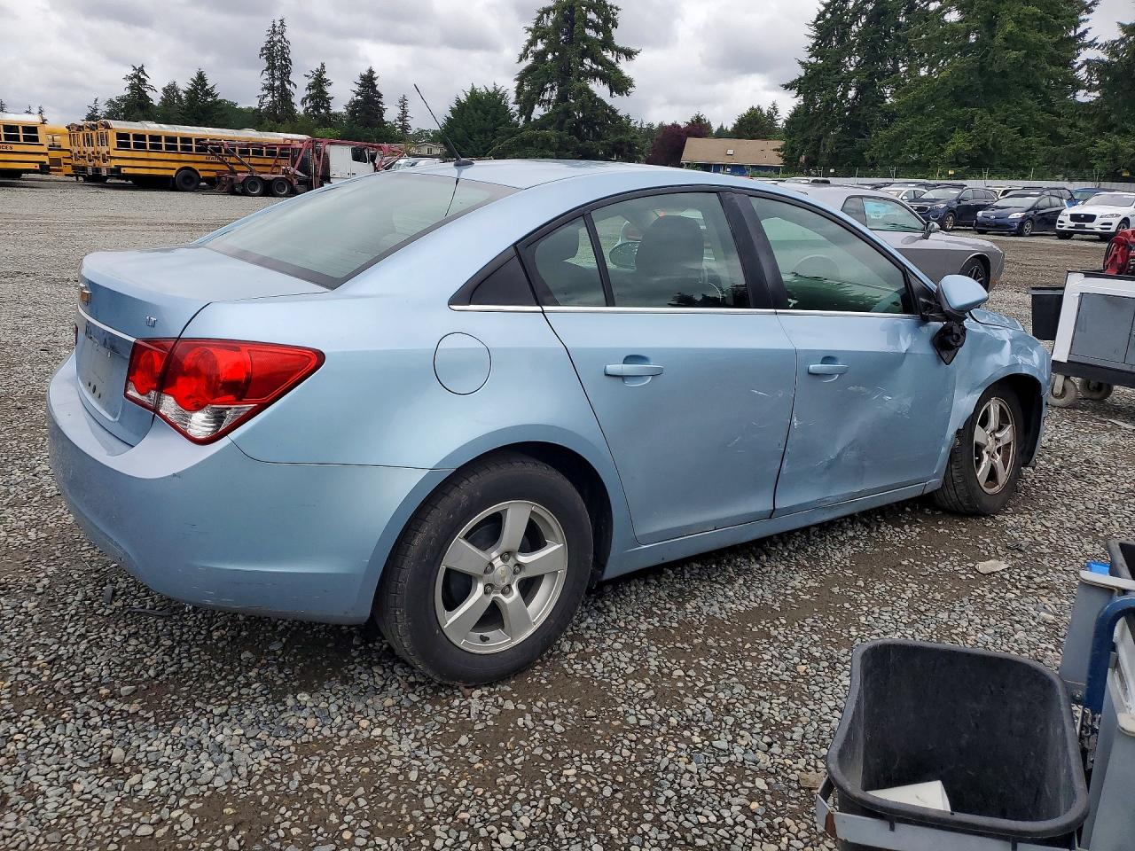 2011 Chevrolet Cruze Lt Teal vin: 1G1PE5S95B7259529