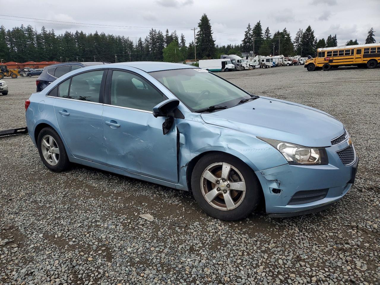 2011 Chevrolet Cruze Lt Teal vin: 1G1PE5S95B7259529