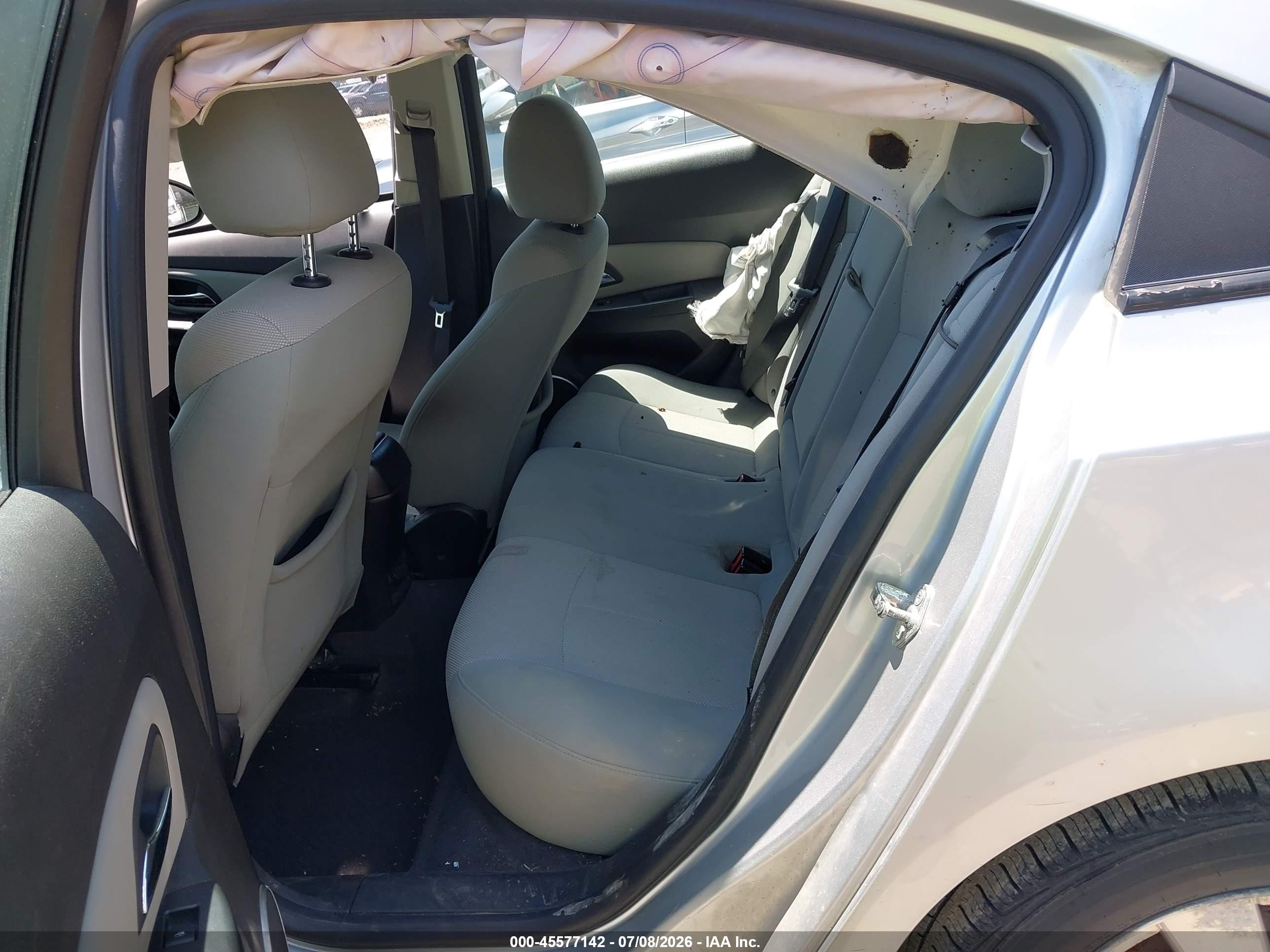 2011 Chevrolet Cruze Lt Silver vin: 1G1PE5S97B7252503