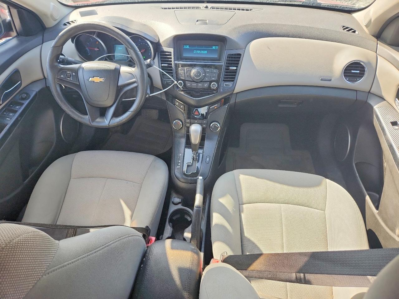 2011 Chevrolet Cruze Lt Red vin: 1G1PE5S98B7259038