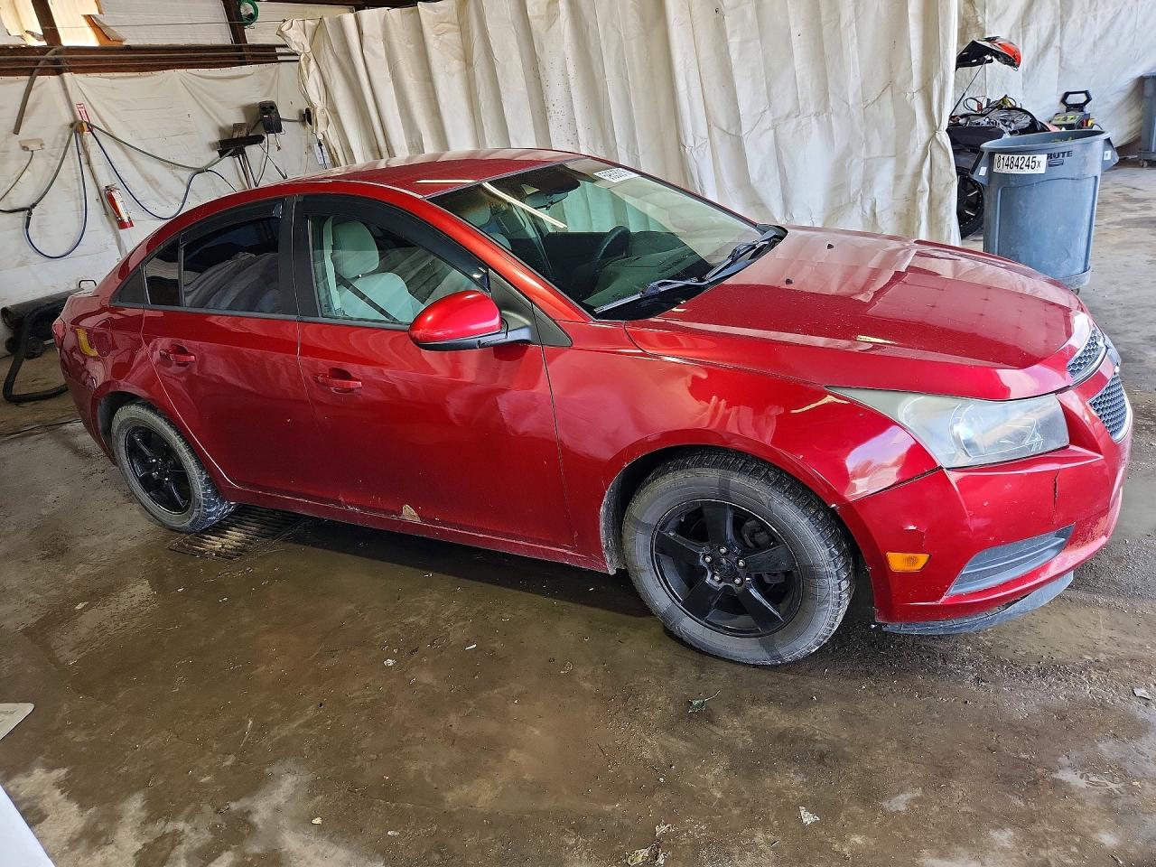 2011 Chevrolet Cruze Lt Red vin: 1G1PE5S98B7259038