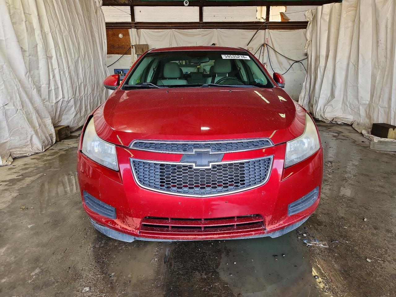 2011 Chevrolet Cruze Lt Red vin: 1G1PE5S98B7259038