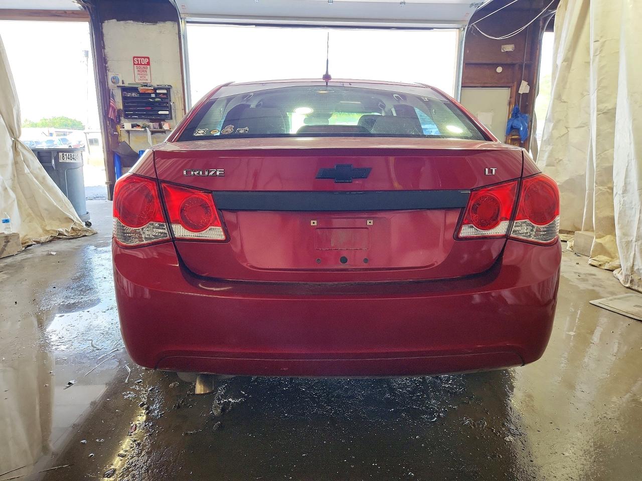 2011 Chevrolet Cruze Lt Red vin: 1G1PE5S98B7259038