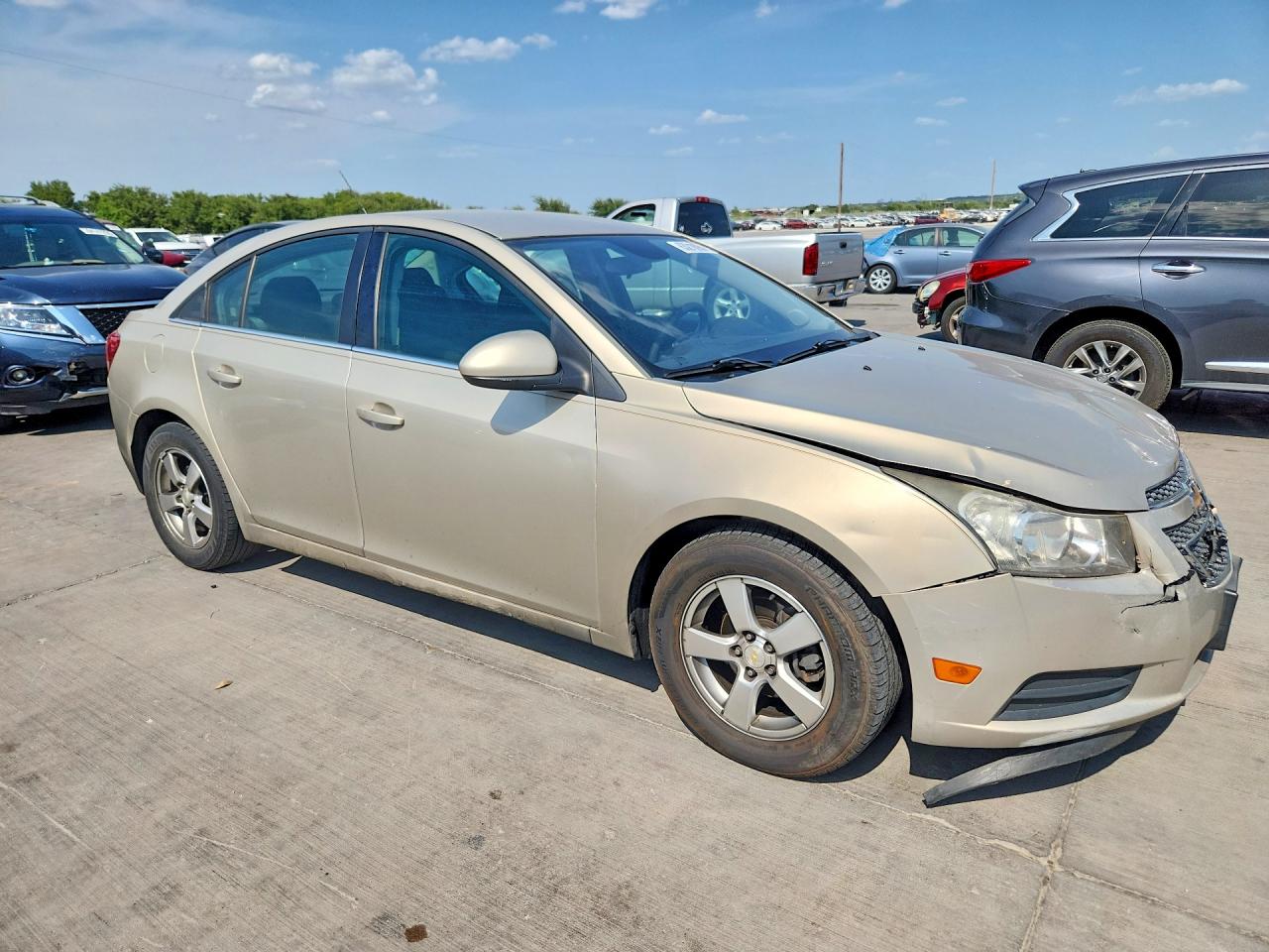 2011 Chevrolet Cruze Lt Beige vin: 1G1PE5S99B7257198