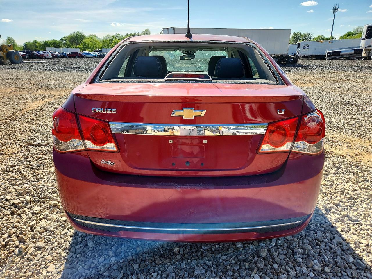 2013 Chevrolet Cruze Lt Red vin: 1G1PE5SB0D7109334
