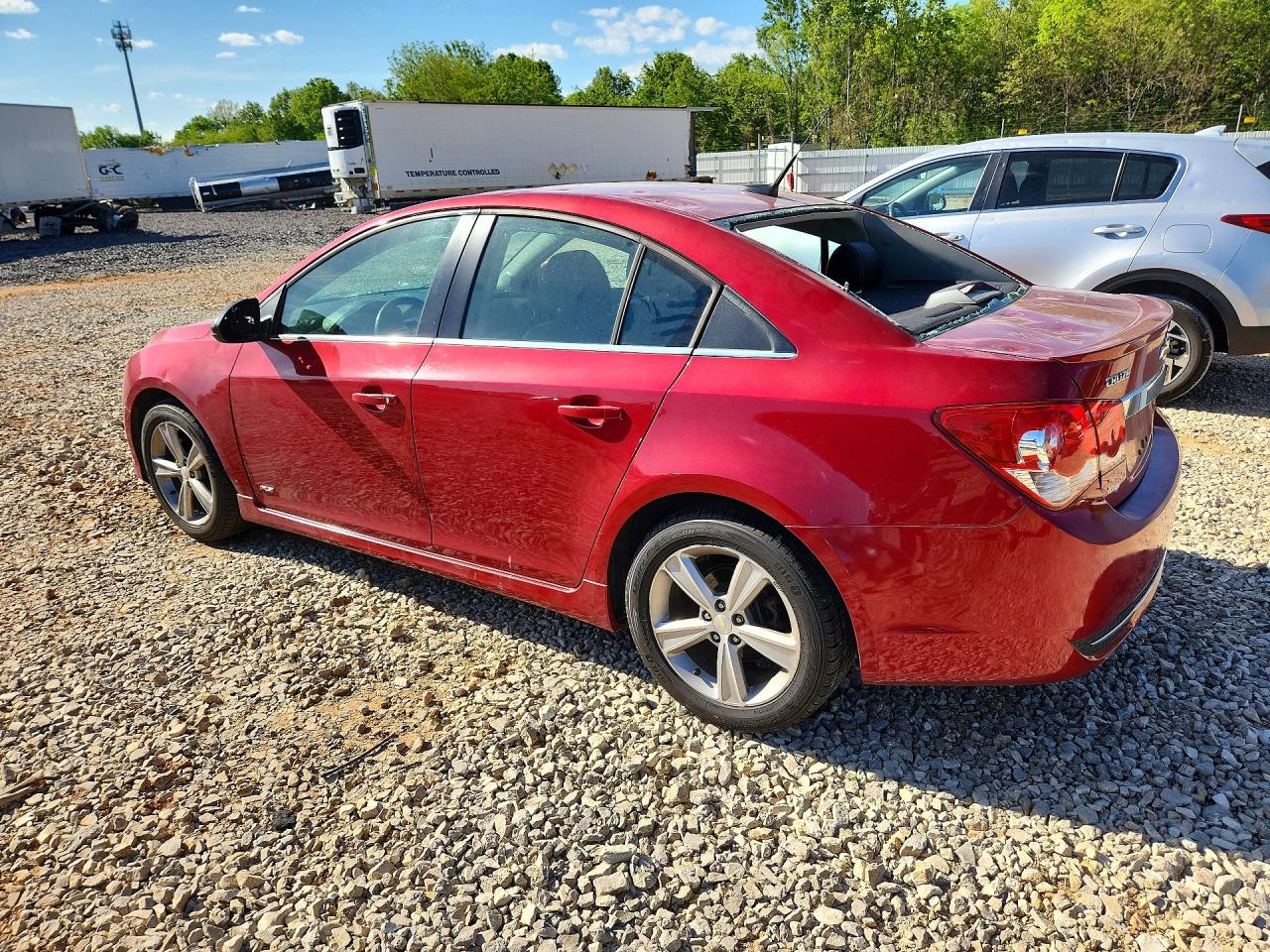 2013 Chevrolet Cruze Lt Red vin: 1G1PE5SB0D7109334