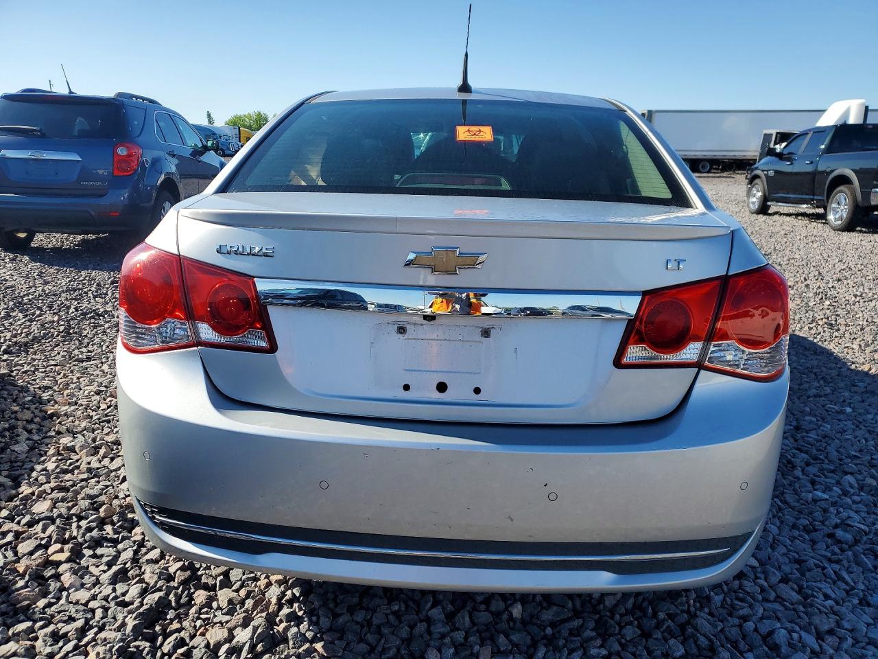 2013 Chevrolet Cruze Lt Silver vin: 1G1PE5SB0D7127848