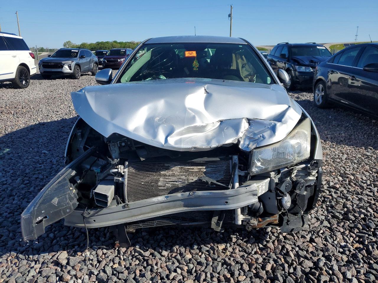 2013 Chevrolet Cruze Lt Silver vin: 1G1PE5SB0D7127848