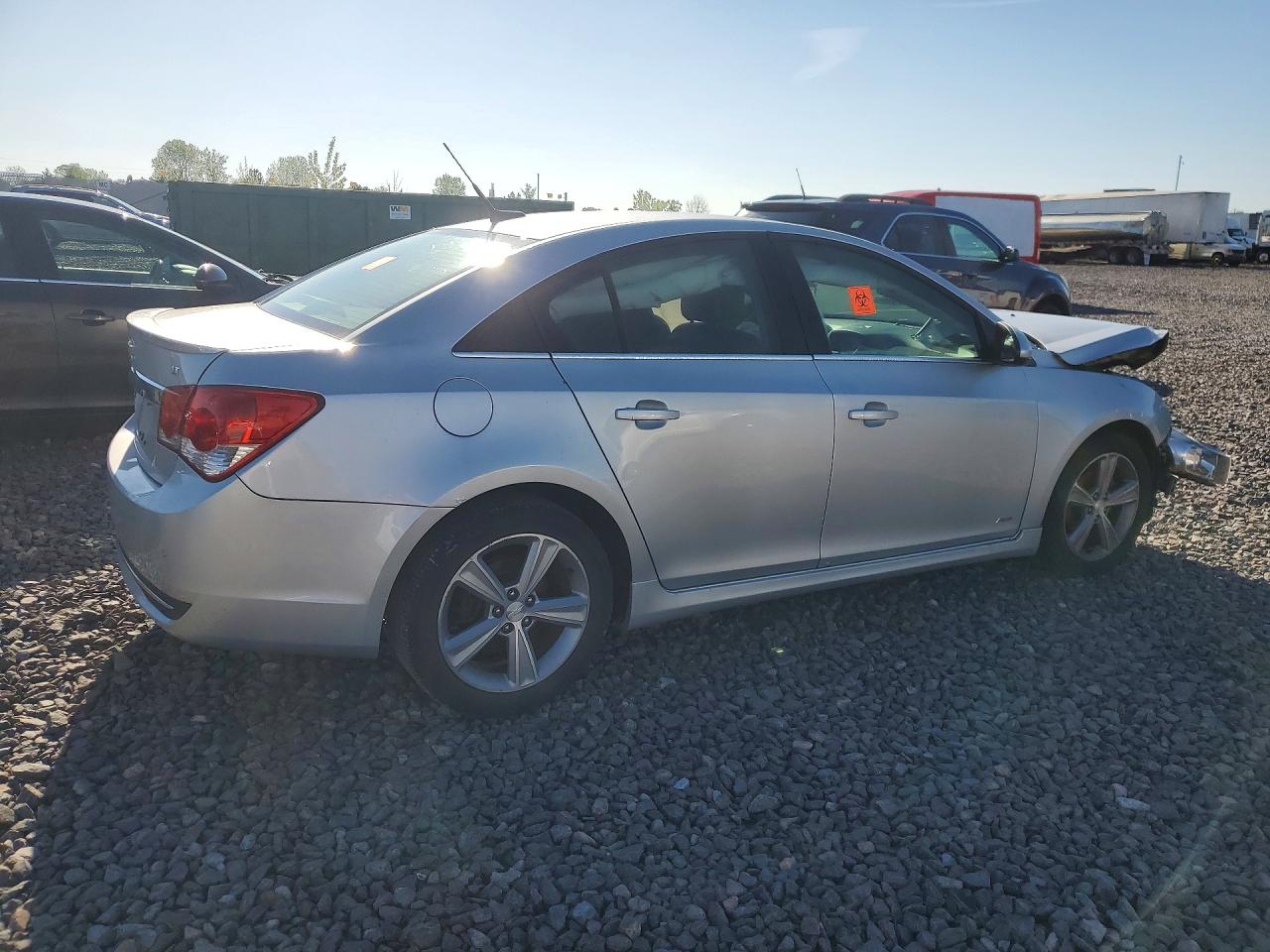 2013 Chevrolet Cruze Lt Silver vin: 1G1PE5SB0D7127848