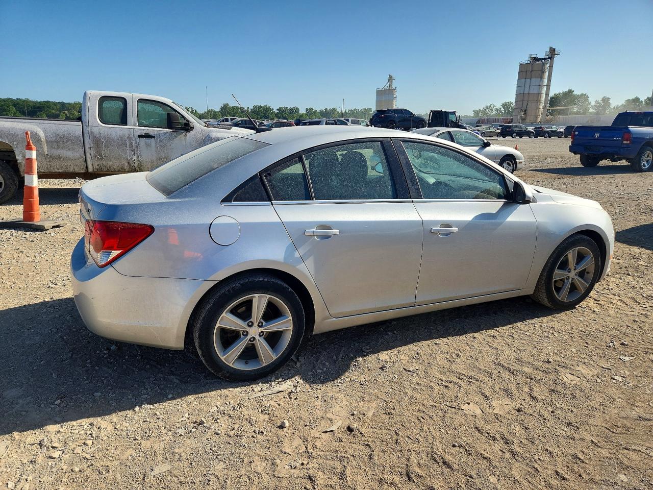 2013 Chevrolet Cruze Lt Silver vin: 1G1PE5SB0D7184969