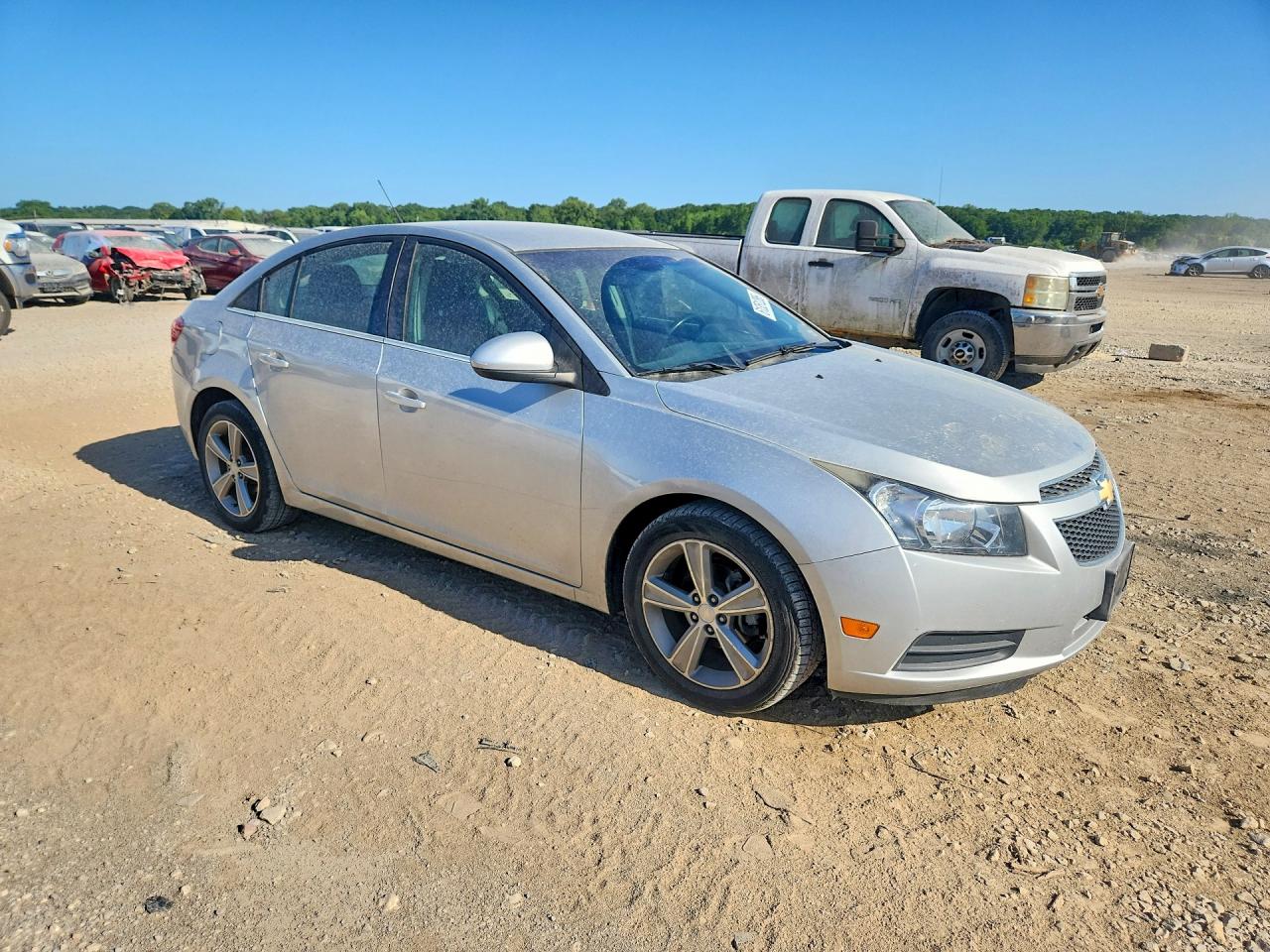 2013 Chevrolet Cruze Lt Silver vin: 1G1PE5SB0D7184969