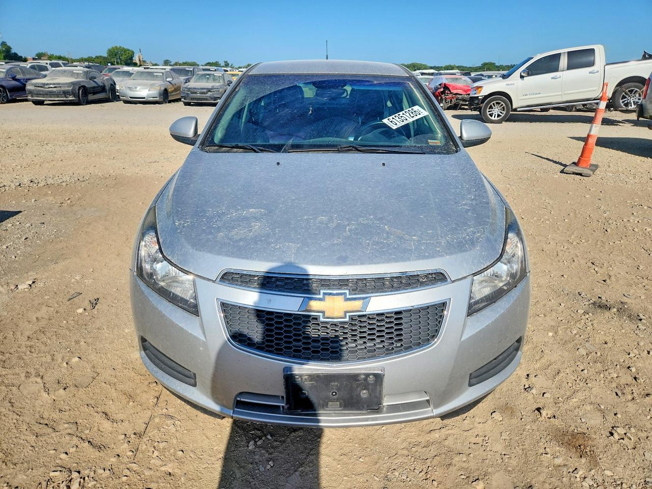 2013 Chevrolet Cruze Lt Silver vin: 1G1PE5SB0D7184969