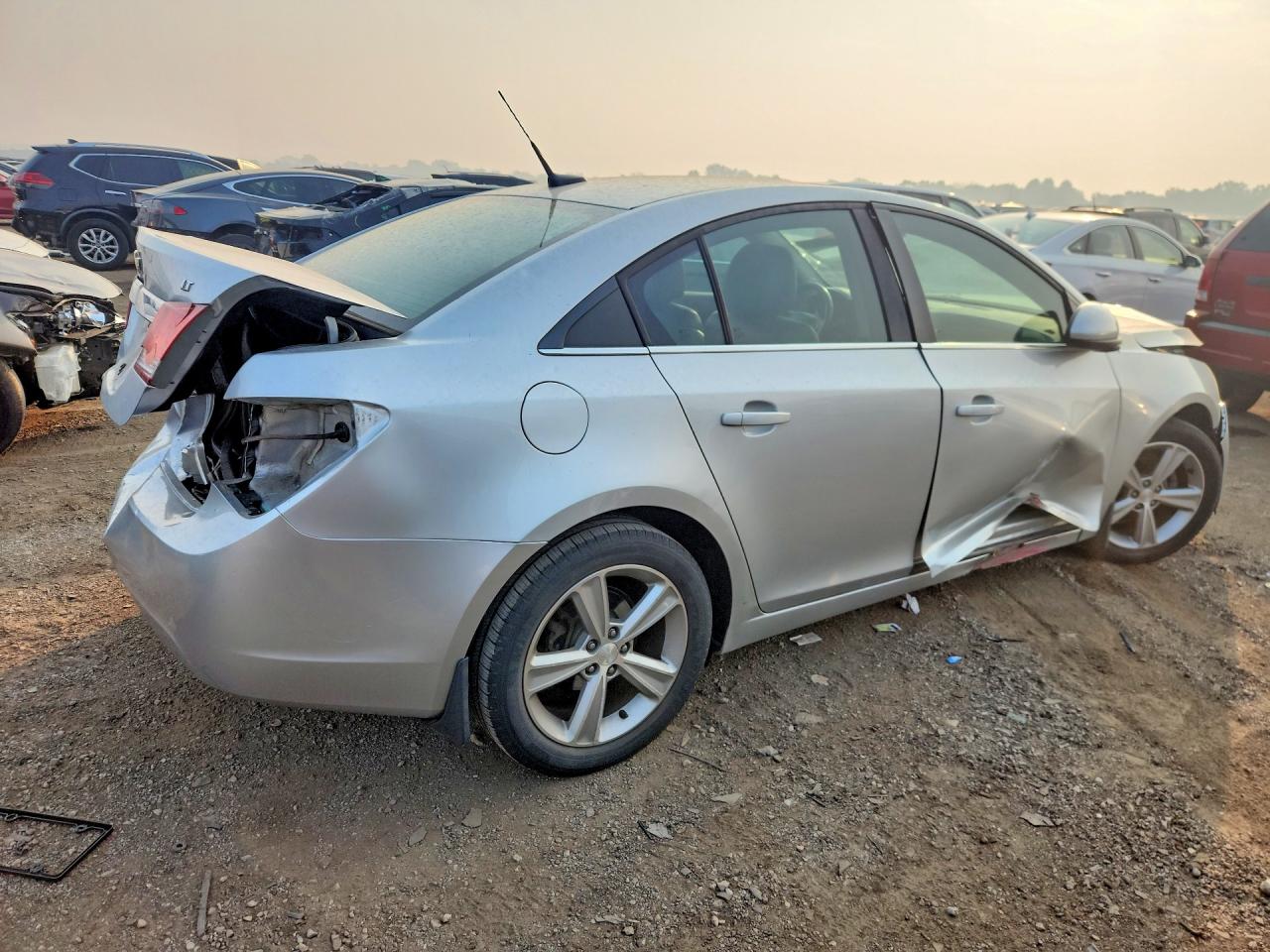 2013 Chevrolet Cruze Lt Silver vin: 1G1PE5SB0D7288040