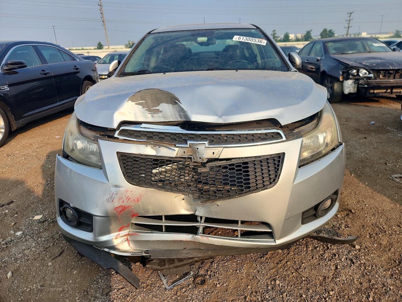 2013 Chevrolet Cruze Lt Silver vin: 1G1PE5SB0D7288040