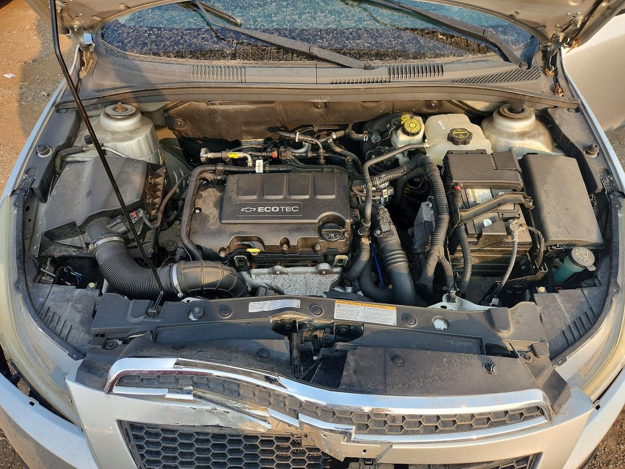 2013 Chevrolet Cruze Lt Silver vin: 1G1PE5SB0D7288040